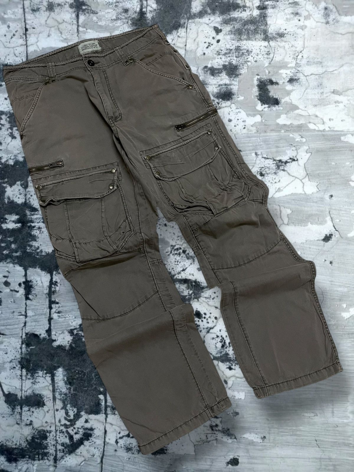 Avirex Vintage Designer Avirex Flight Garment Cargo Tactical Pant Size US 33 - 2 Thumbnail