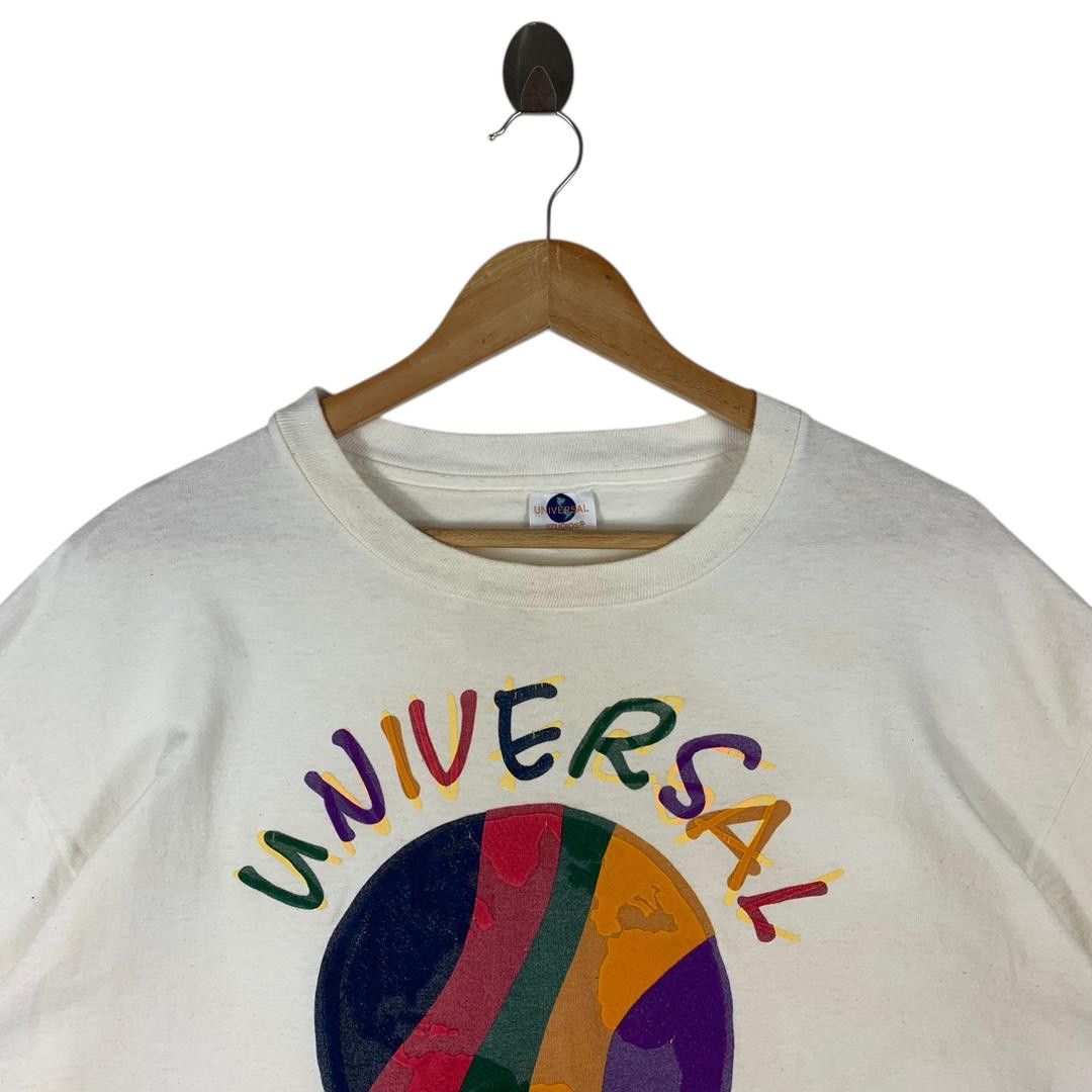 Universal Studios Vintage 90s Universal Studios Hollywood Multicolour Logo Tee Size US XL / EU 56 / 4 - 2 Thumbnail