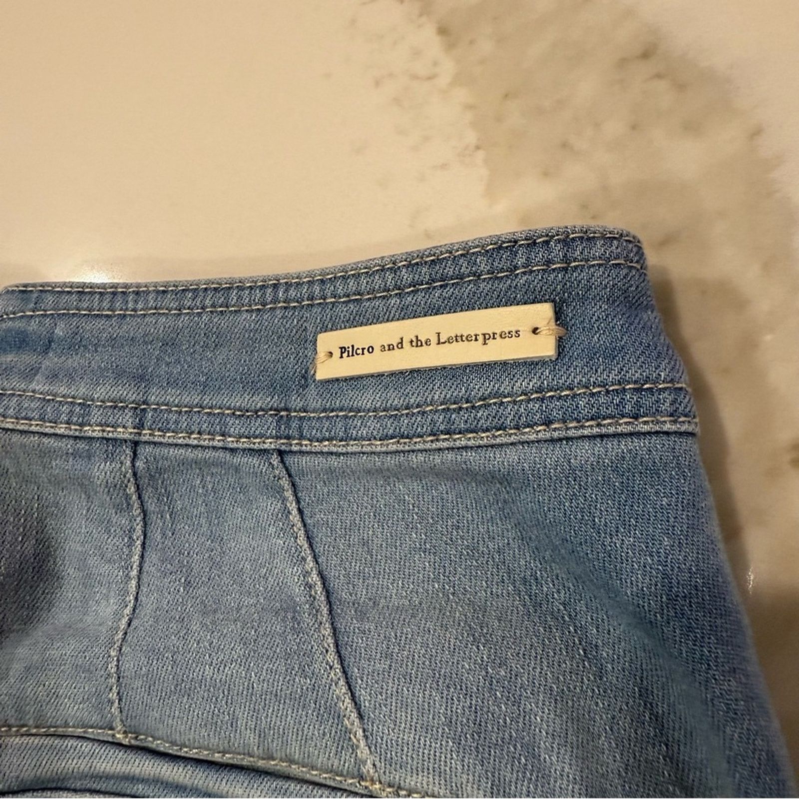 Anthropologie Anthropologie Pilcro High Rise Bootcut Denim Jeans Womens 26 Size 26" / US 2 / IT 38 - 13 Thumbnail