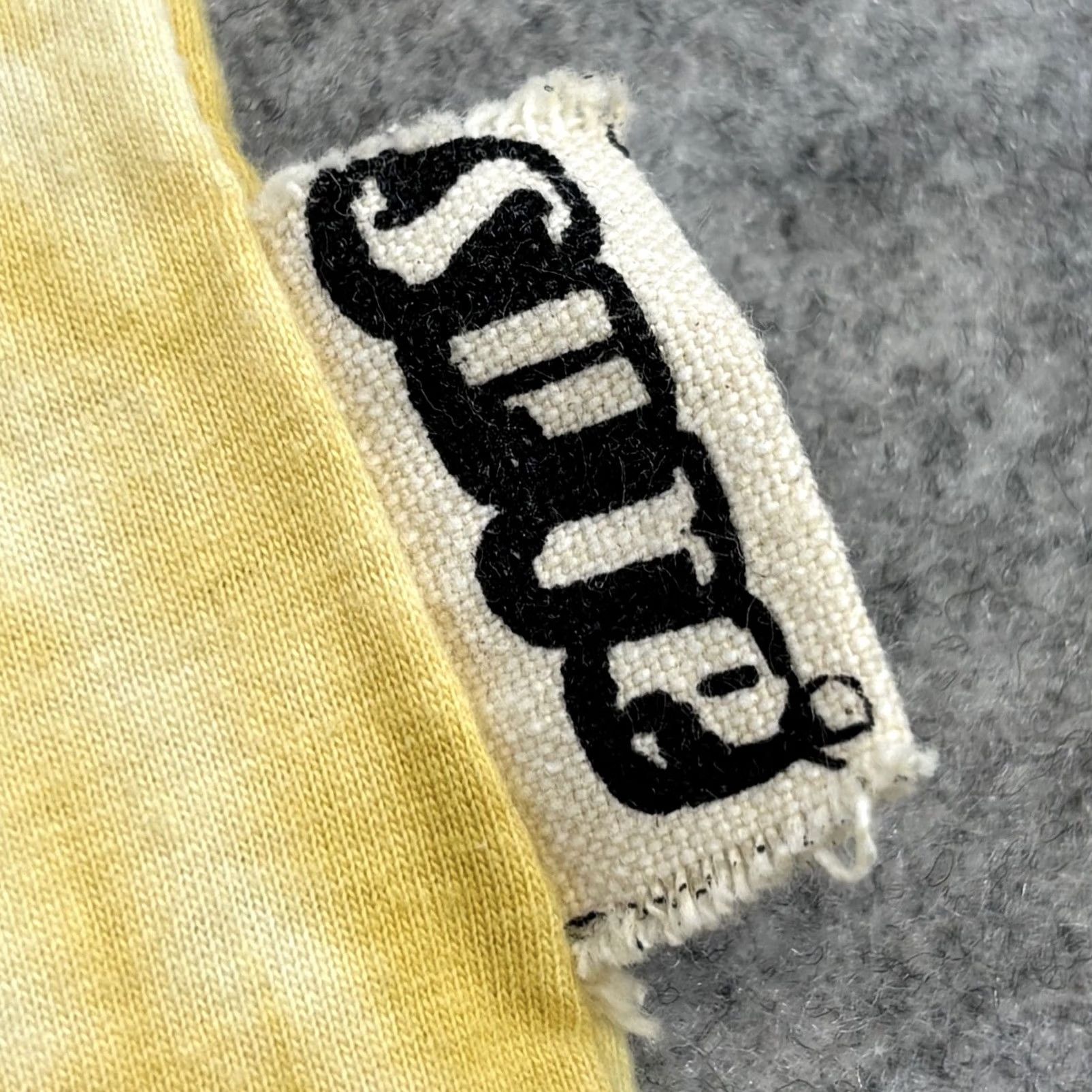Vintage SURE tie dye spiritual design T-Shirt Yellow Large Mens Short Sleeve Shirt Size US L / EU 52-54 / 3 - 3 Thumbnail