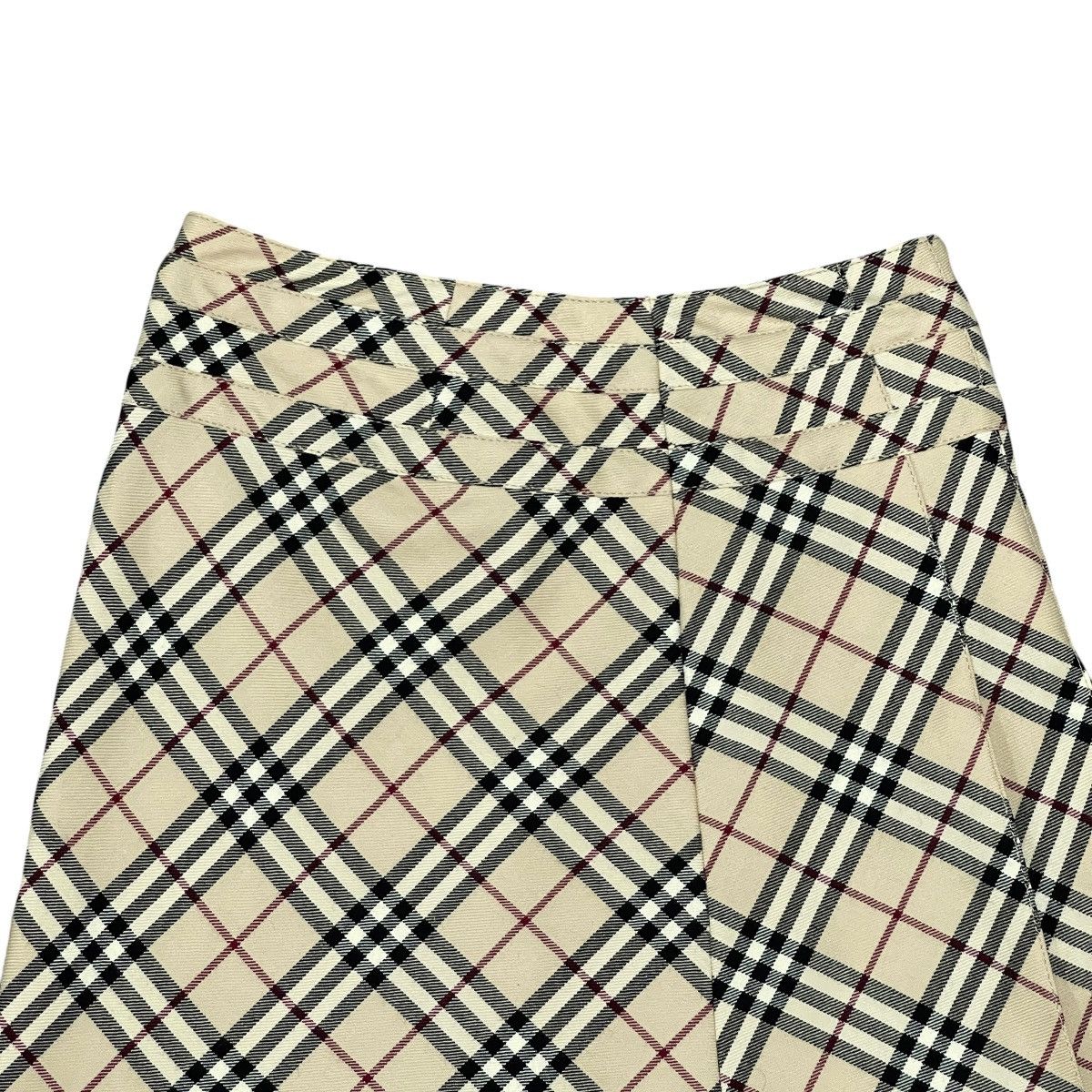 Burberry Vintage Burberry Blue Label Nova Check Wool Pleated Skirt Size 25" / US 0 / IT 36 - 8 Thumbnail