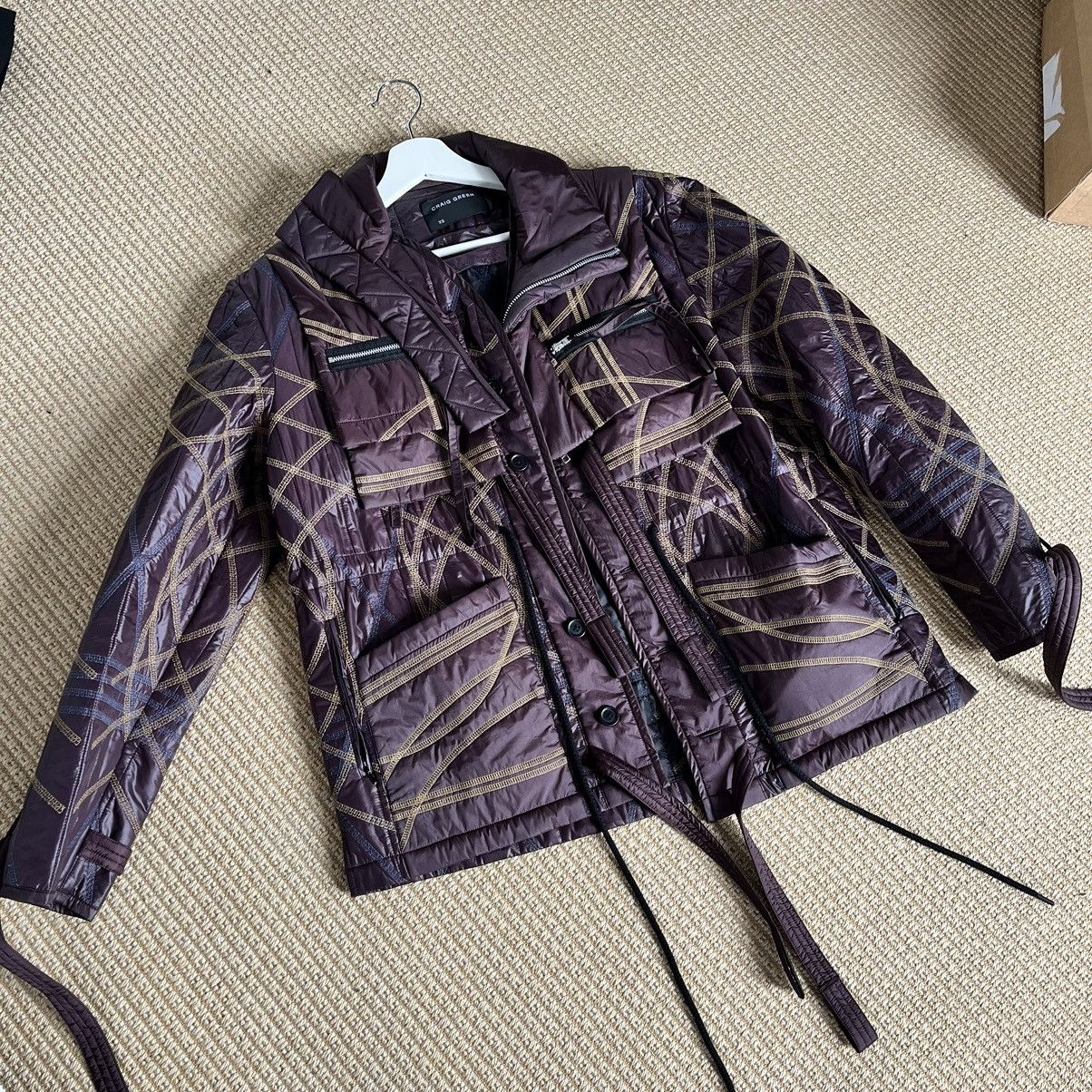 Craig Green Craig Green Embroidered Quilted jacket w Removable collar Size US XS / EU 42 / 0 - 1 Thumbnail