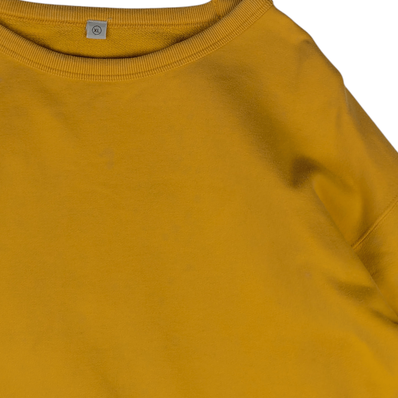 Japanese Brand Vintage 90's UNIQLO Yellow Plain Sweatshirts Jumper Size US XL / EU 56 / 4 - 9 Thumbnail