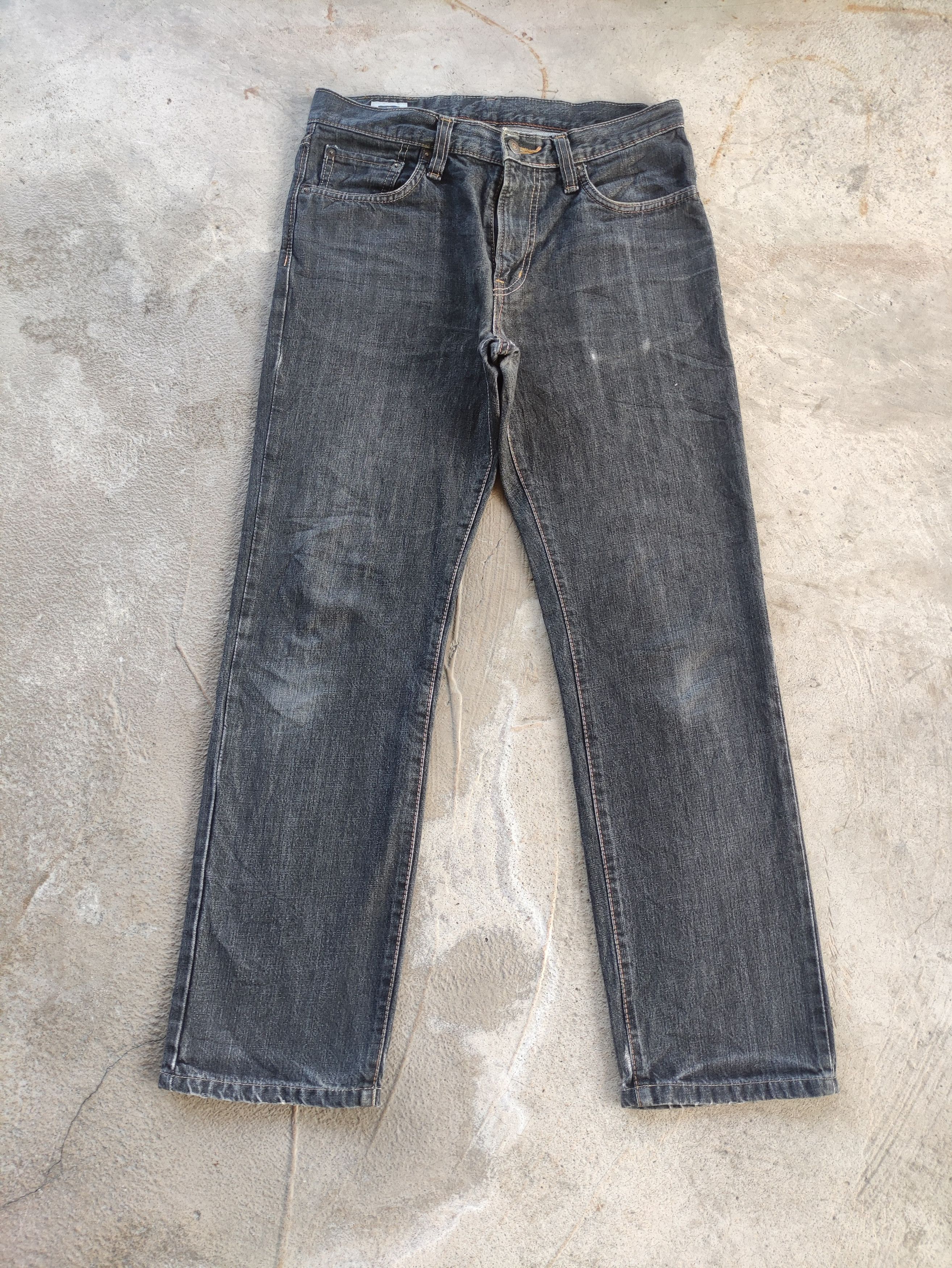 Vintage Edwin Japan Jean Distressed Faded Denim