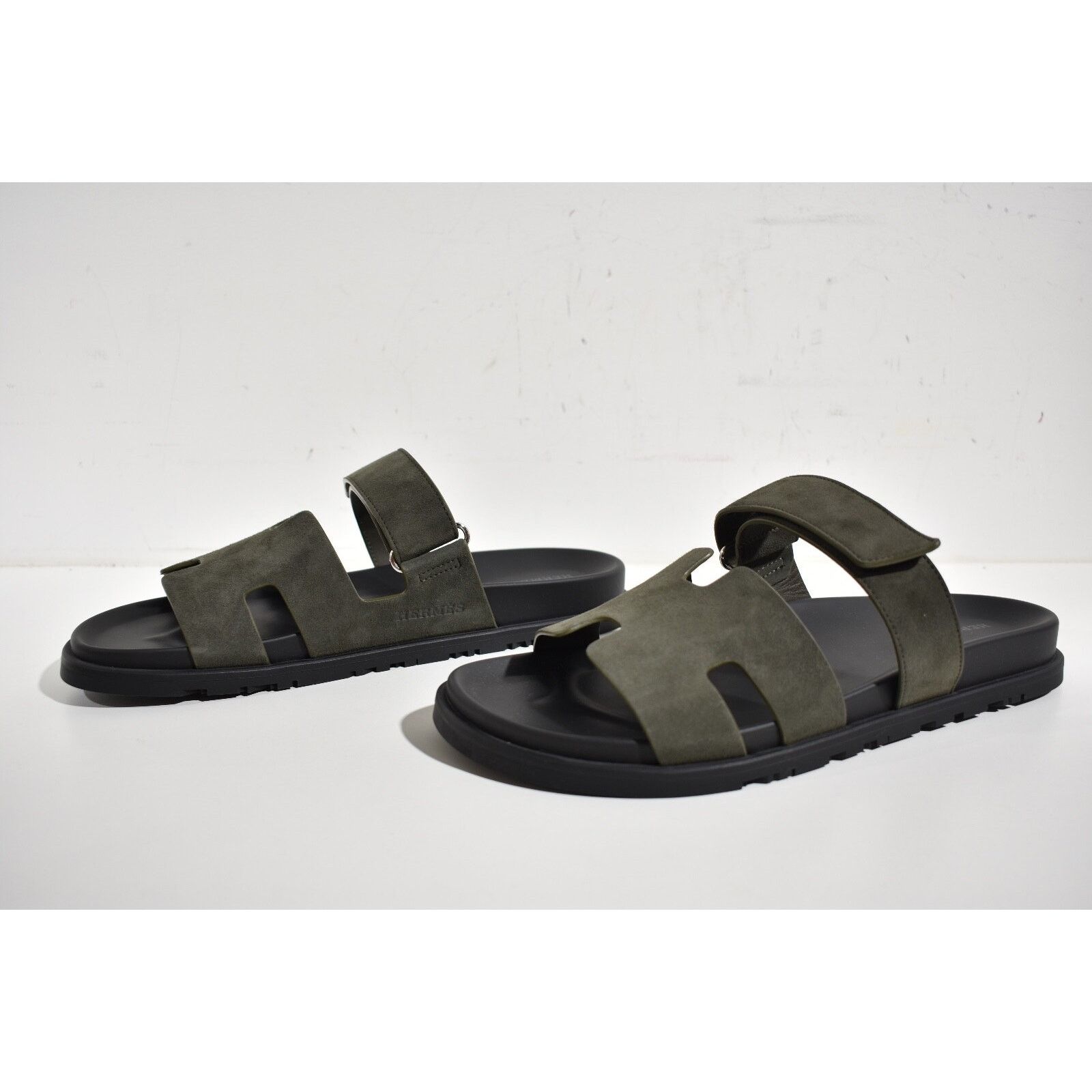 Hermes Hermes Chypre Sandal Slide Slip On Flop Flat 44 11 Size US 11 / EU 44 - 9 Thumbnail