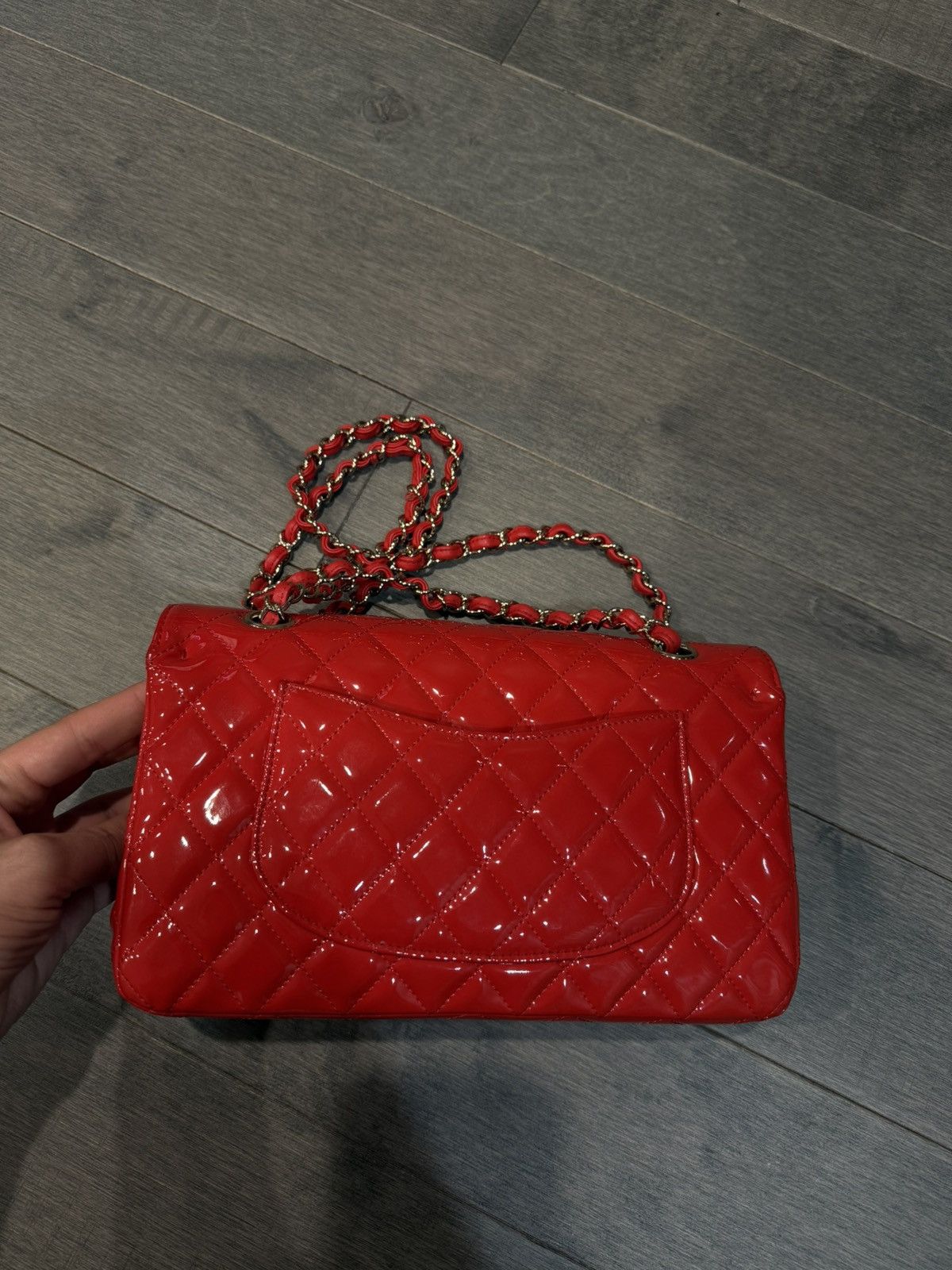 Chanel Chanel bag red patent leather Size ONE SIZE - 3 Thumbnail