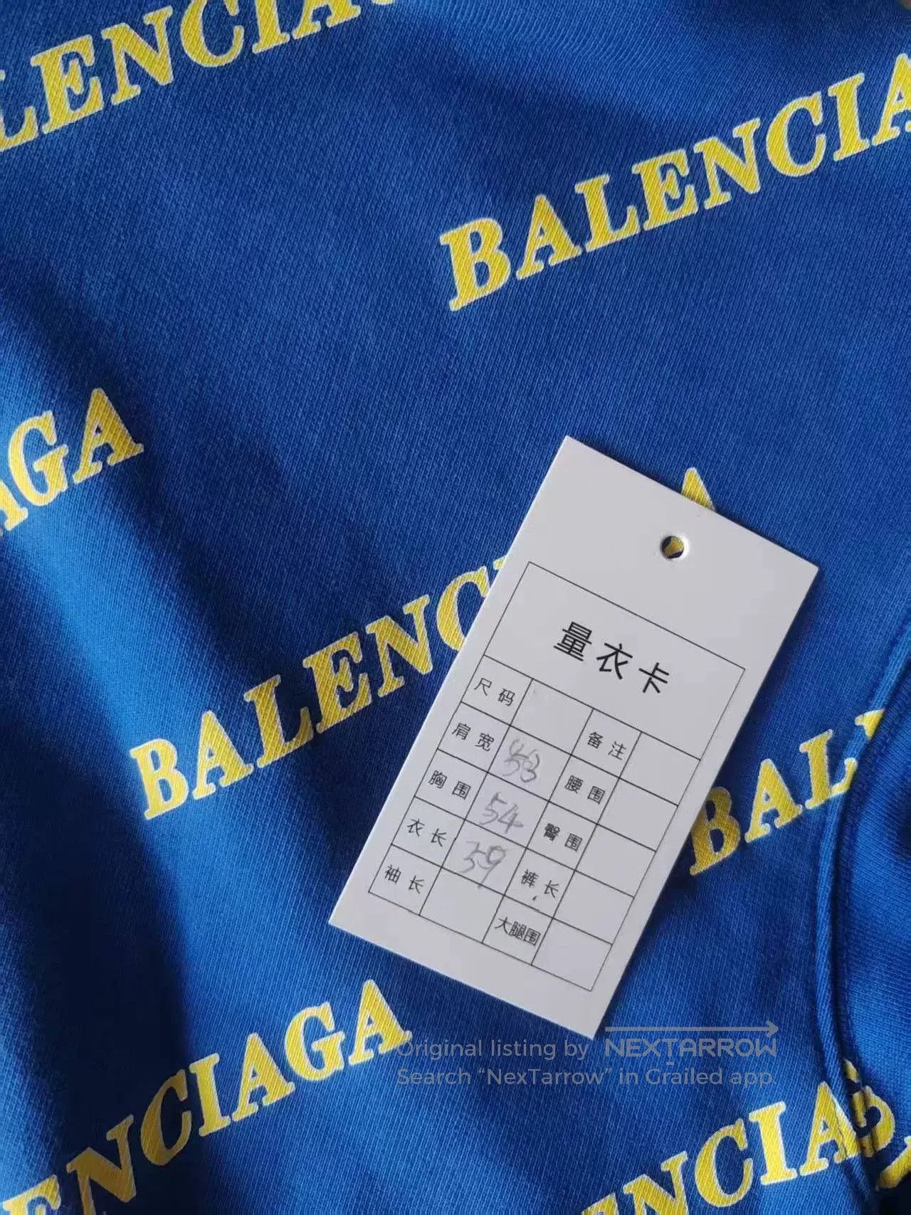 Balenciaga Balenciaga Allover Print Sweatshirt. Size US M / EU 48-50 / 2 - 5 Thumbnail