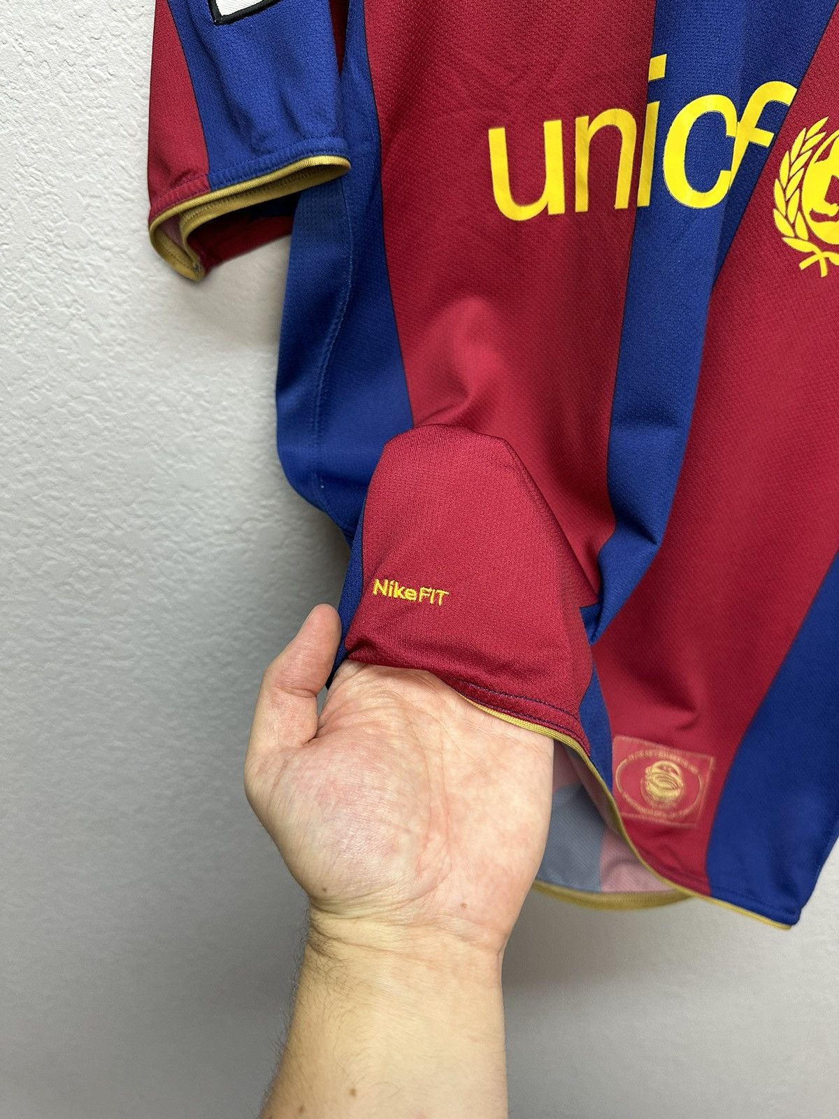 Vintage Vintage Nike Barcelona 2007 2008 Football Soccer Jersey Size US S / EU 44-46 / 1 - 6 Thumbnail