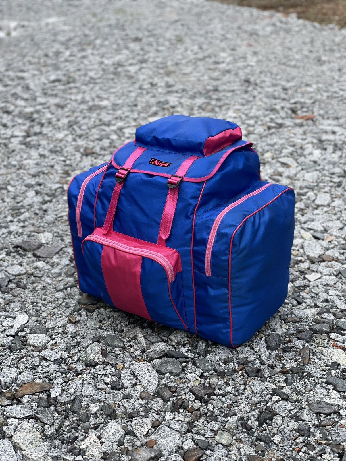 Mizuno Vintage Mizuno Outdoor Rucksack/Tanker Bag Backpack Size ONE SIZE - 3 Thumbnail
