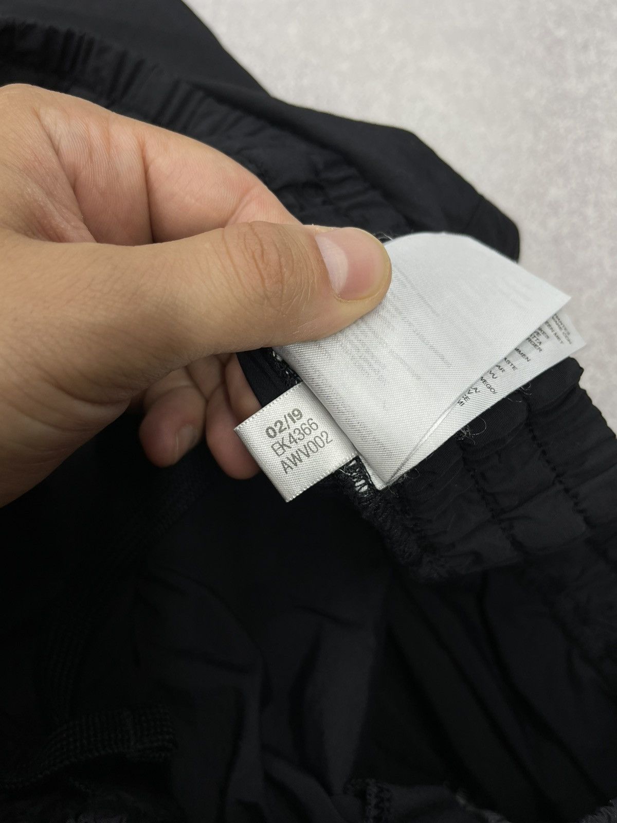 Reebok Mens Reebok Nylon Sweatpants Black Size US 34 / EU 50 - 9 Thumbnail