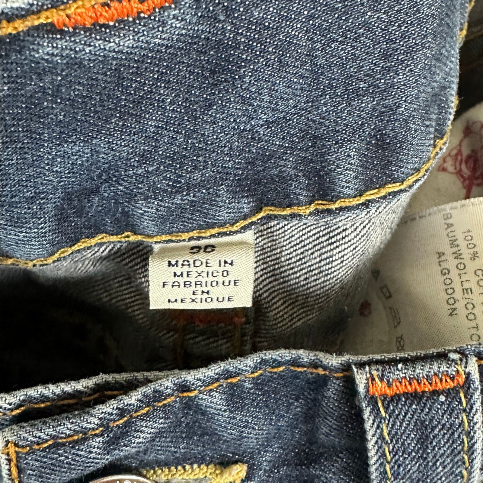 True Religion Skinny Blue Denim Jeans Size US 36 / EU 52 - 9 Thumbnail