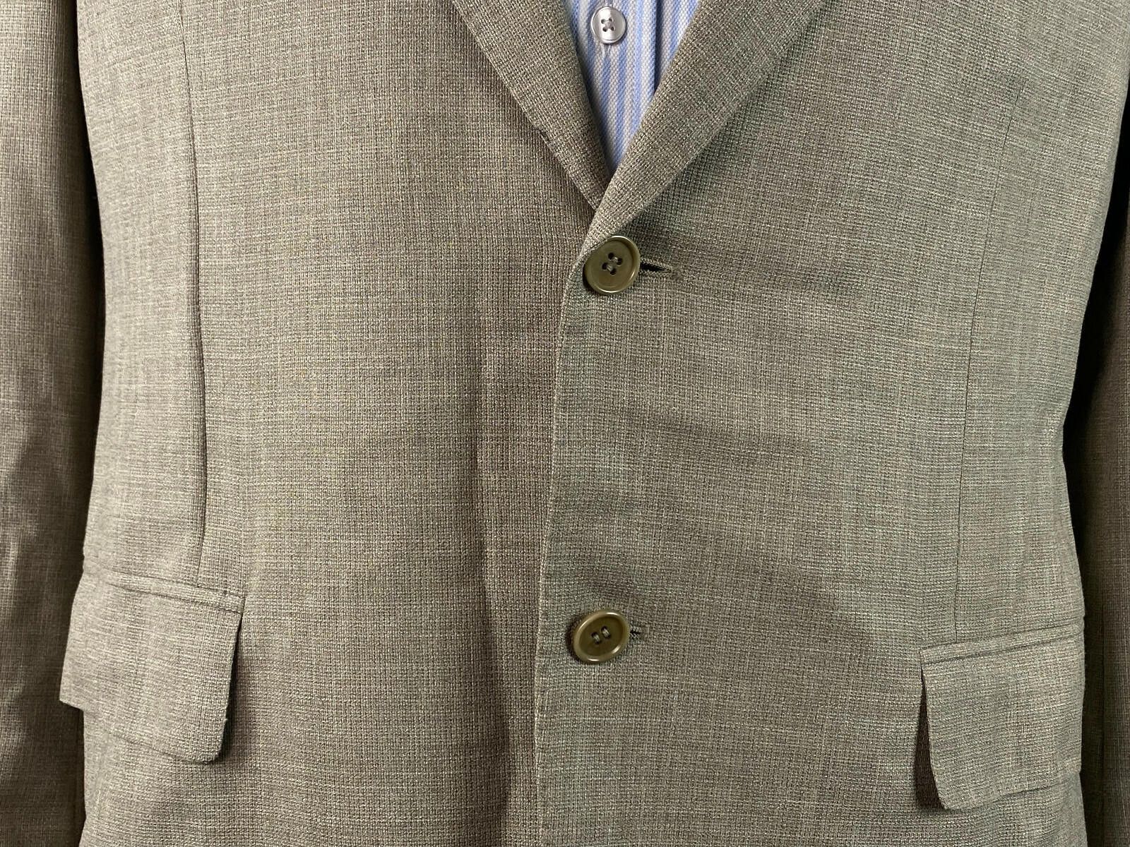 Designer Hangartner Zurich Beige Wool Blazer Jacket Size 52 Size US M / EU 48-50 / 2 - 3 Thumbnail