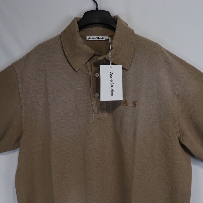 Acne Studios o1rshd1 Polo in Brown Size US M / EU 48-50 / 2 - 2 Thumbnail