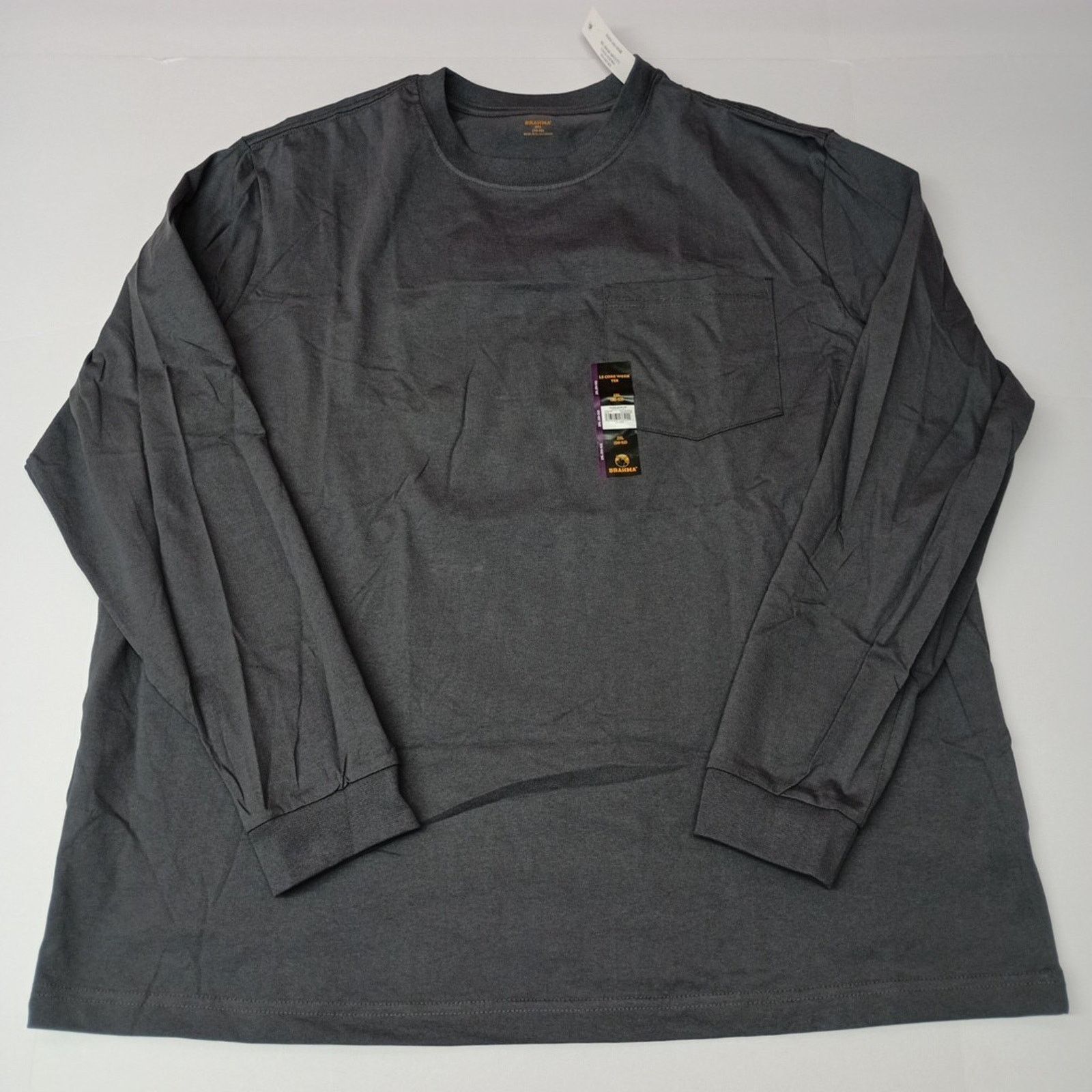 Other 2 Brahma Core Work T-Shirt 2XL 50-52 Gray, Black Pocket Tee Size US XXL / EU 58 / 5 - 2 Thumbnail