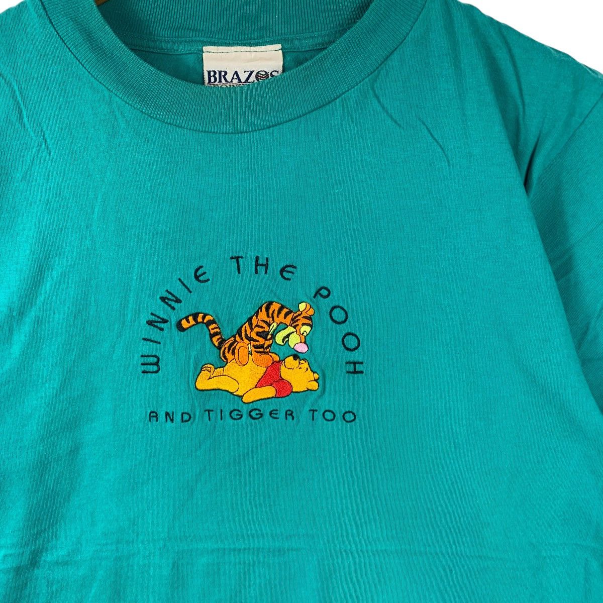 Vintage Vintage WINNIE THE POOH Tigger Embroidered Tee Shirt Top Size L / US 10 / IT 46 - 4 Thumbnail
