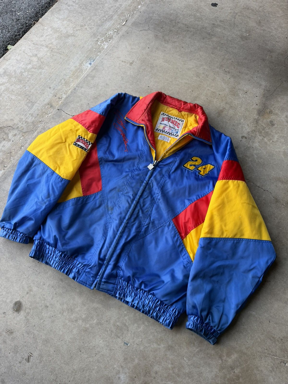 NASCAR Vintage 90s/2000s nascar jacket Size US XL / EU 56 / 4 - 2 Thumbnail