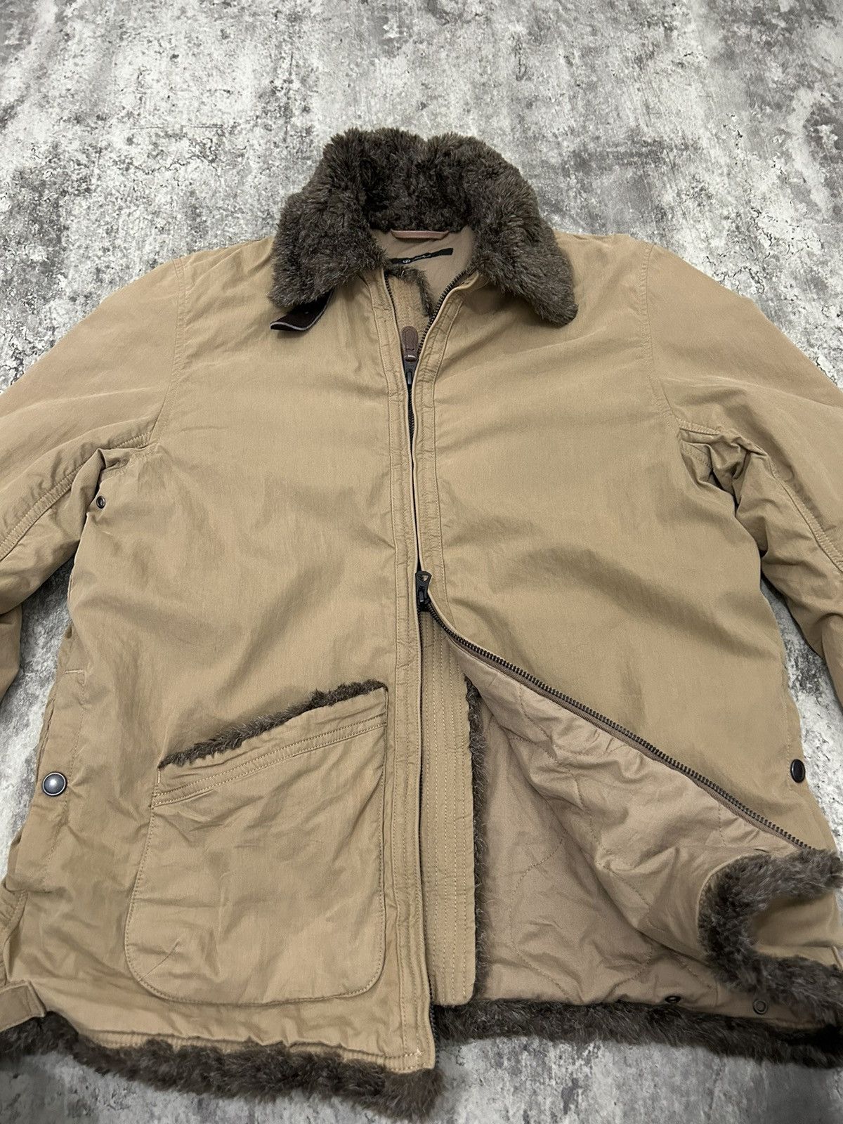 Johnbull × Vintage japanese Jhonbull Fur Cotton jacket Size US L / EU 52-54 / 3 - 6 Thumbnail