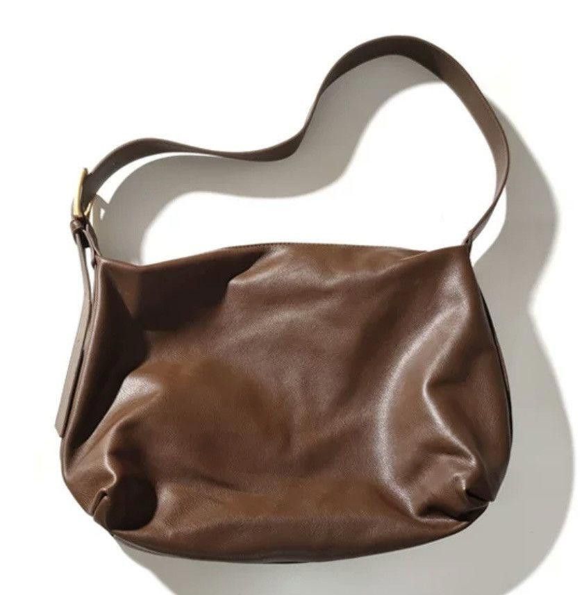 Leather Brown Faux Leather Messenger Bag Size ONE SIZE - 7 Thumbnail
