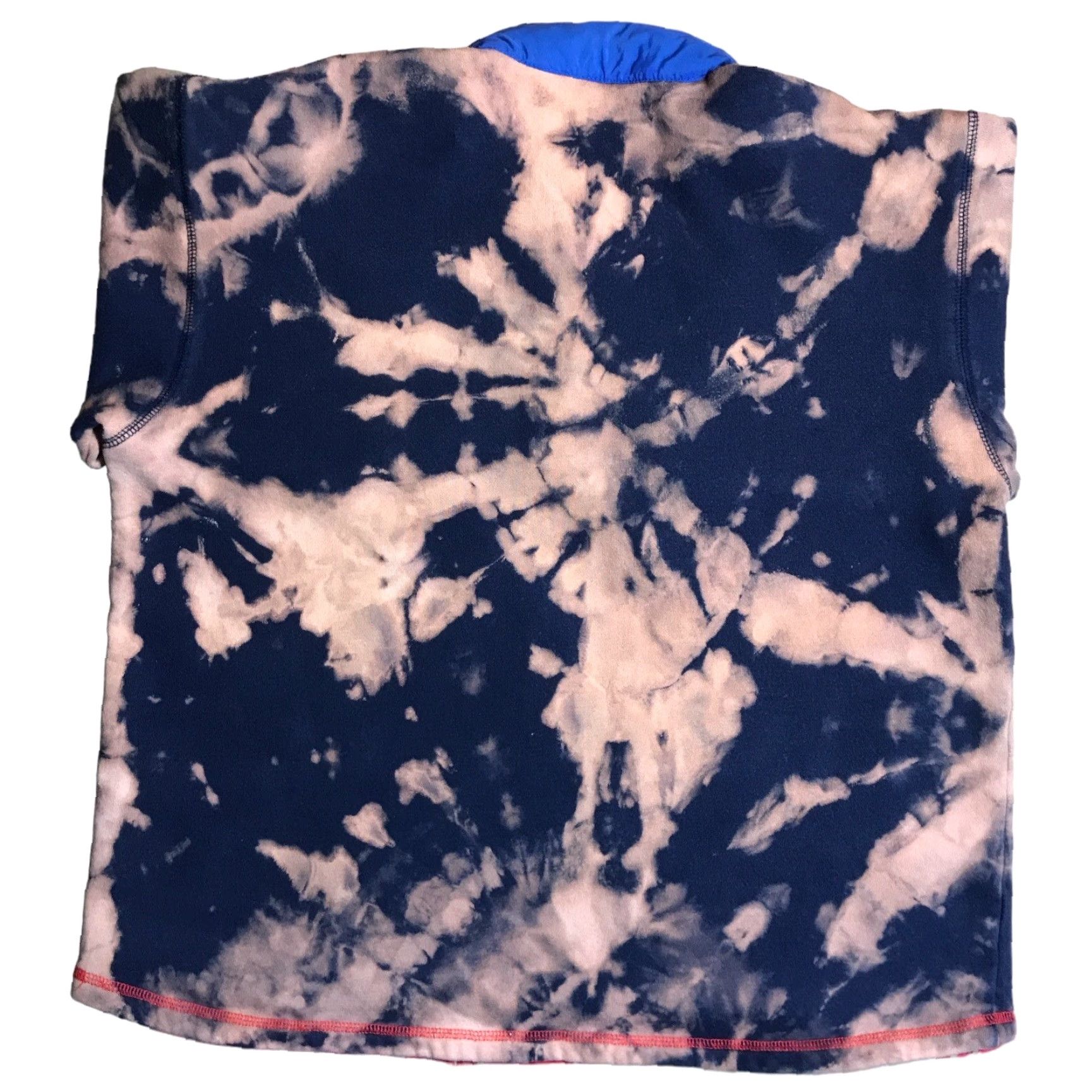 Tommy Hilfiger Tommy Hilfiger Sweatshirt Women M Tie Dye Hooded 1/4 Zip Pullover Long Sleeve Blue Cotton Blend Logo Sports Size M / US 6-8 / IT 42-44 - 3 Thumbnail