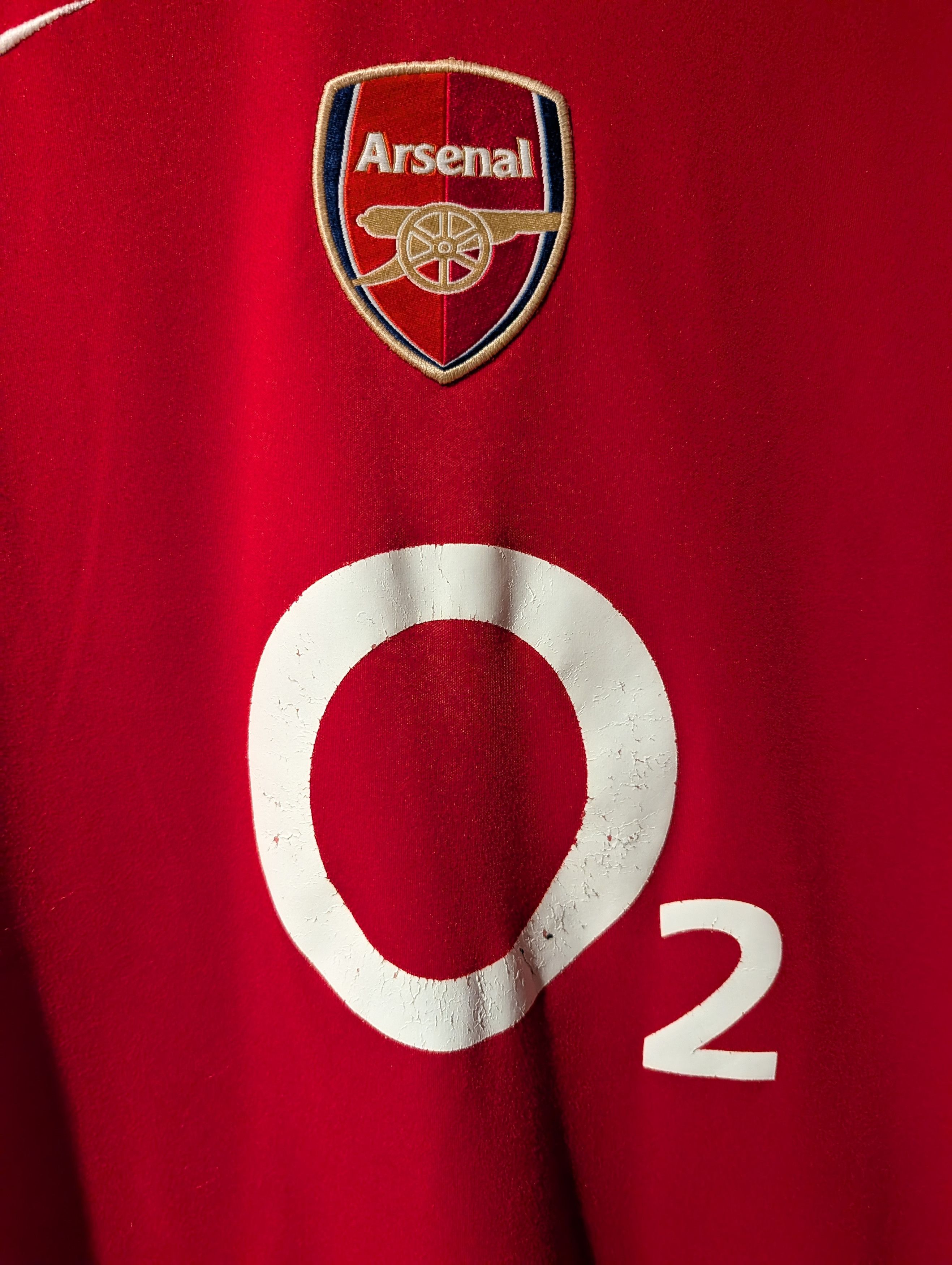 Nike Vintage Arsenal 2004 2005 Home Shirt Soccer Jersey Nike XXL Size US XXL / EU 58 / 5 - 2 Thumbnail