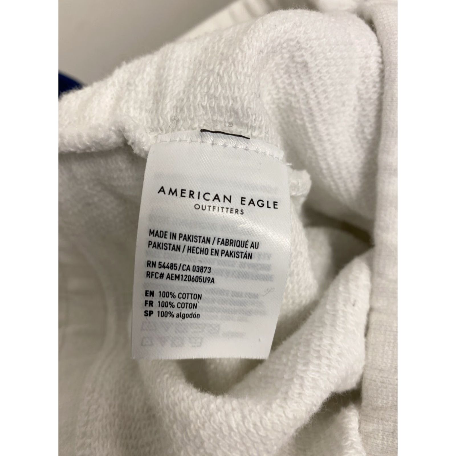 American Eagle Outfitters VINTAGE American Eagle Joggers Mens Size M White Slim Fit Activewear 90s Logo Size US 31 - 7 Thumbnail