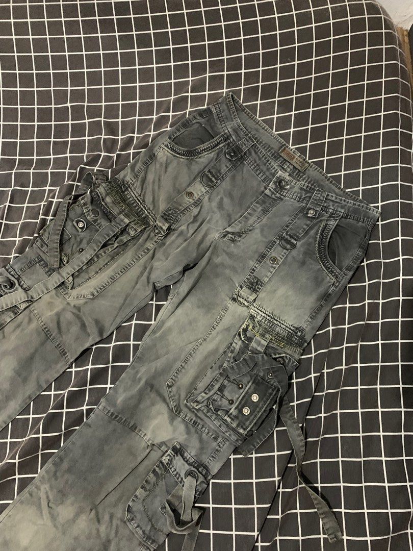 20471120 × Beauty Beast × Hysteric Glamour Japanese bondage cargo acid wash beautiful design Size US 32 / EU 48 - 2 Thumbnail