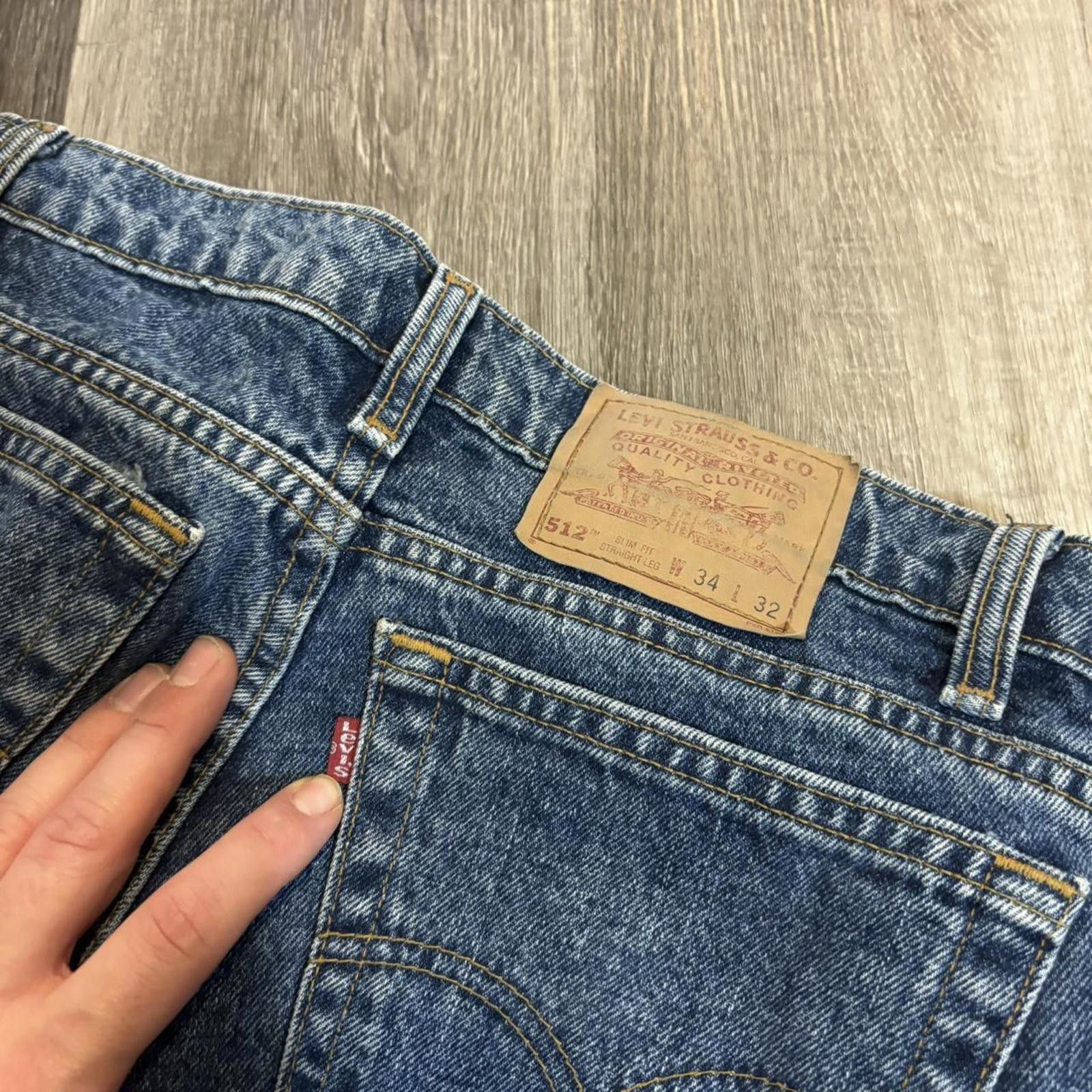 Levi's vintage Levi's 512 jeans 90s 32x32 Canada Size US 32 / EU 48 - 5 Thumbnail