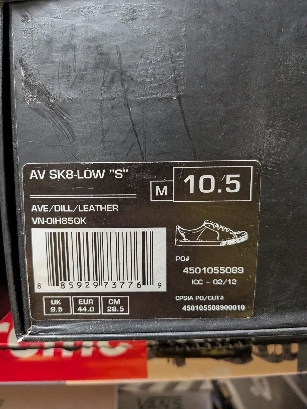 Vans VANS Syndicate AV SK8 Low Ave Dill US10.5 Size US 10.5 / EU 43-44 - 7 Thumbnail