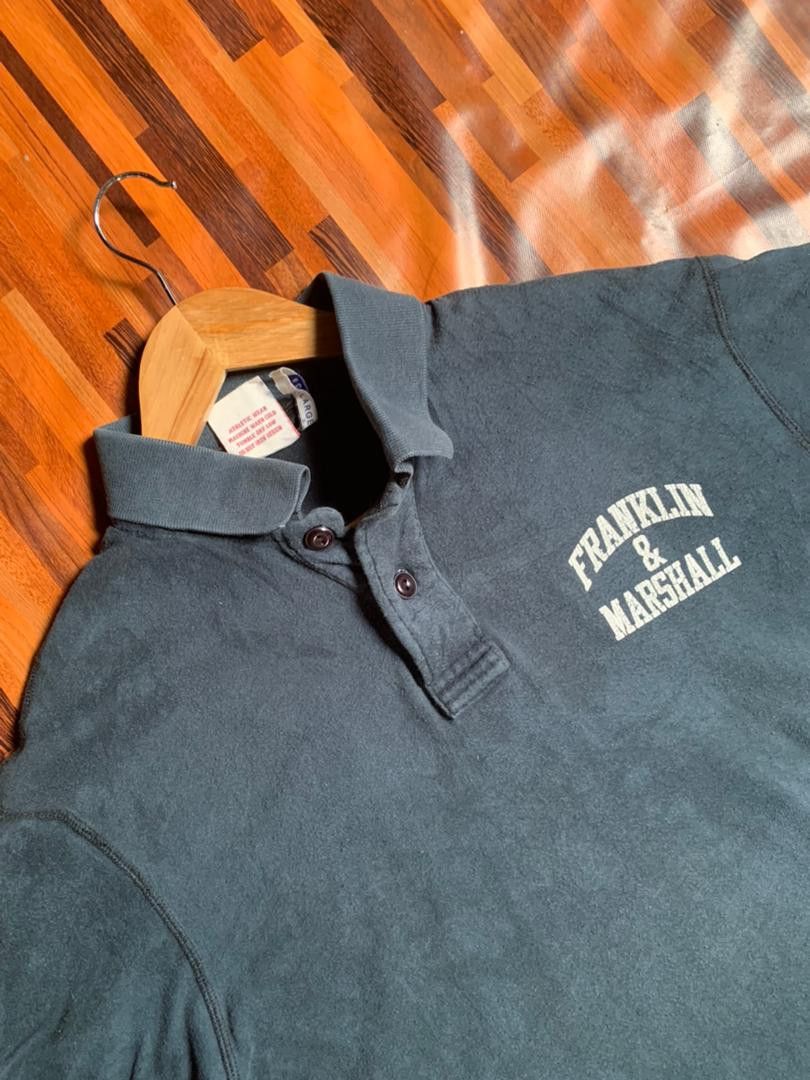 Franklin & Marshall e30 Franklin Marshall Marin Polo Shirt made in Italy Size US XL / EU 56 / 4 - 6 Thumbnail
