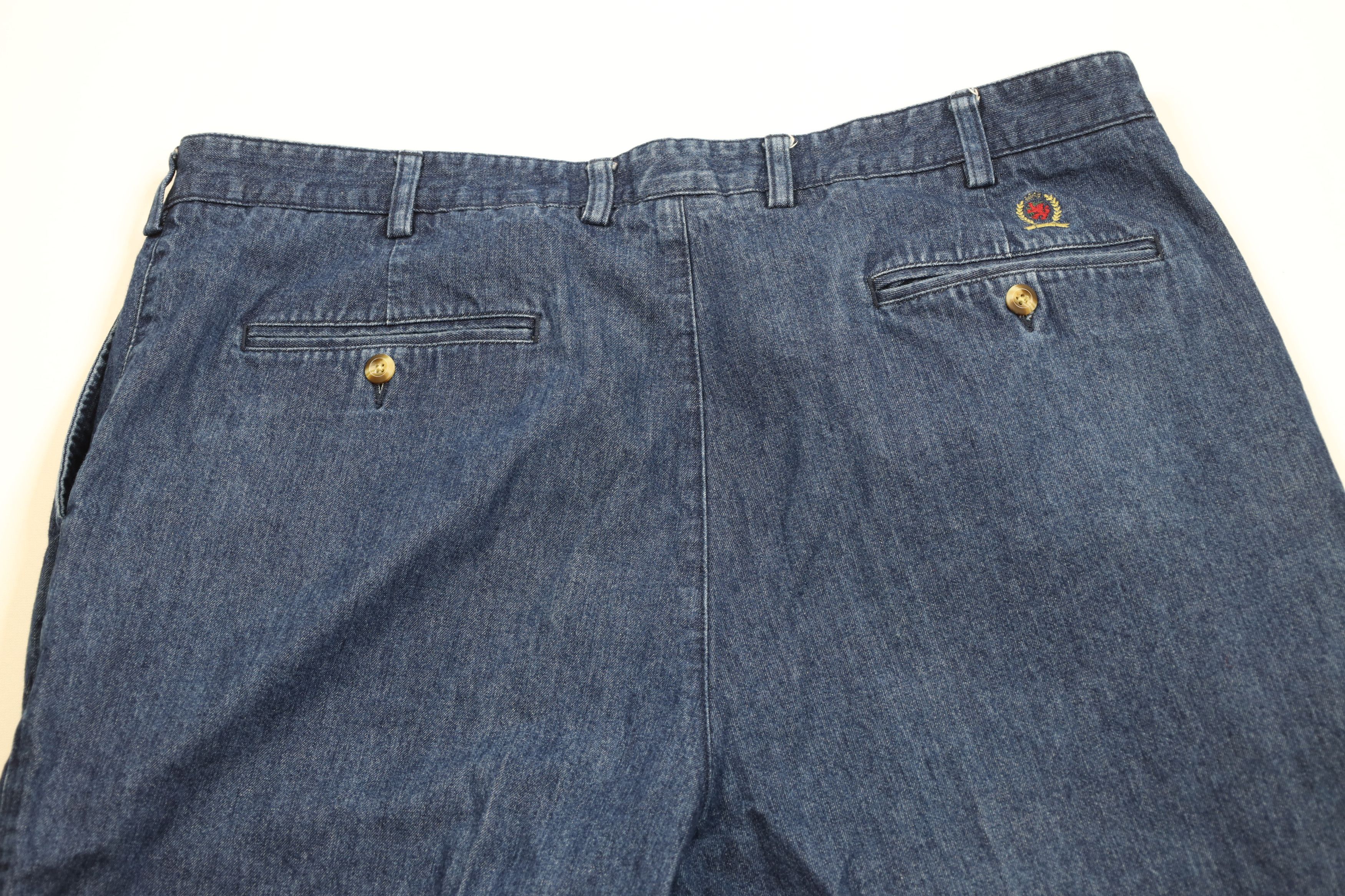 Tommy Hilfiger × Vintage Vintage Y2K 2001 Tommy Hilfiger Pleated Wide Leg Denim Jeans Size US 42 / EU 58 - 10 Thumbnail