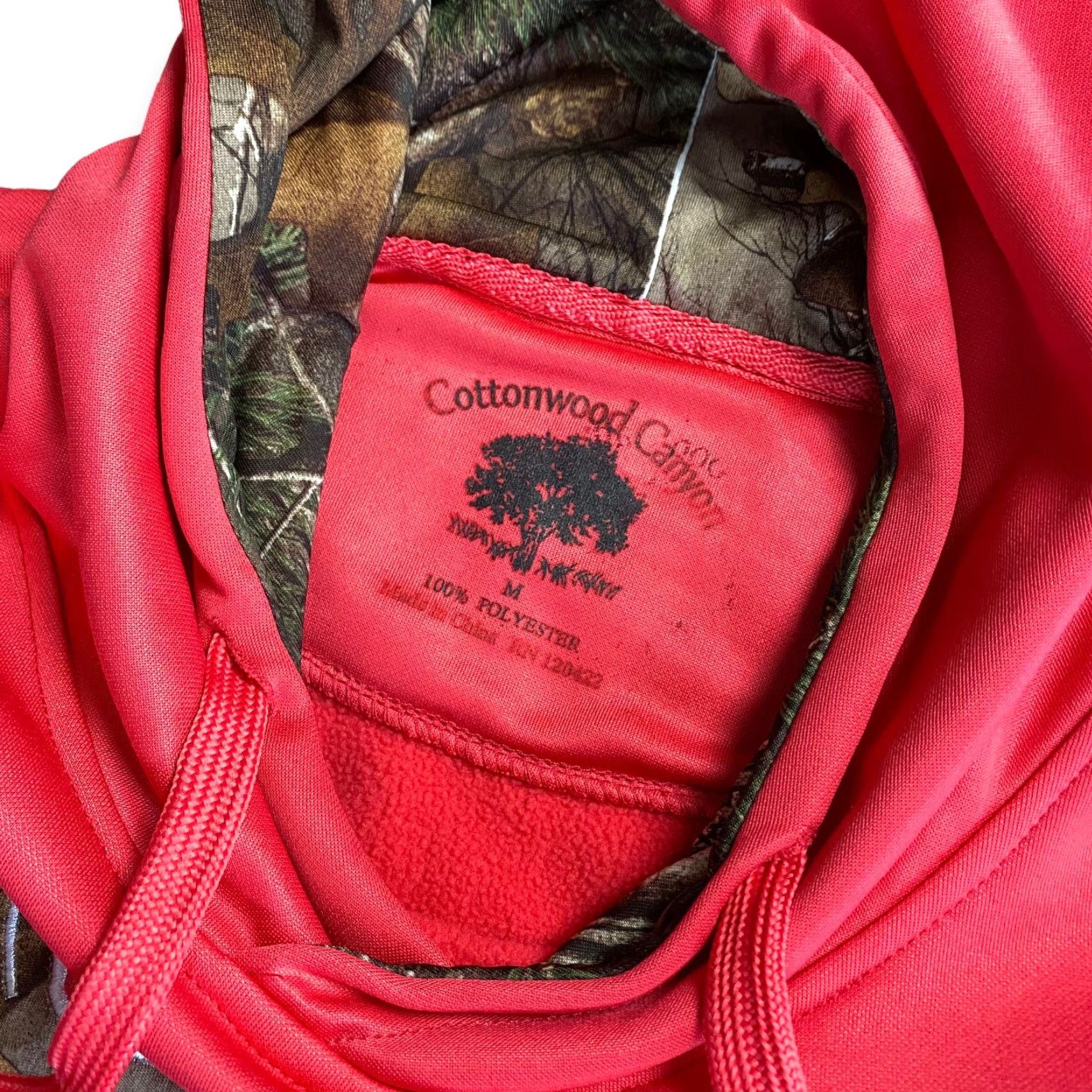 Realtree Cottonwood Canyon Hoodie Womens M Pink Real Tree Woodland Camo Hooded Size M / US 6-8 / IT 42-44 - 3 Thumbnail