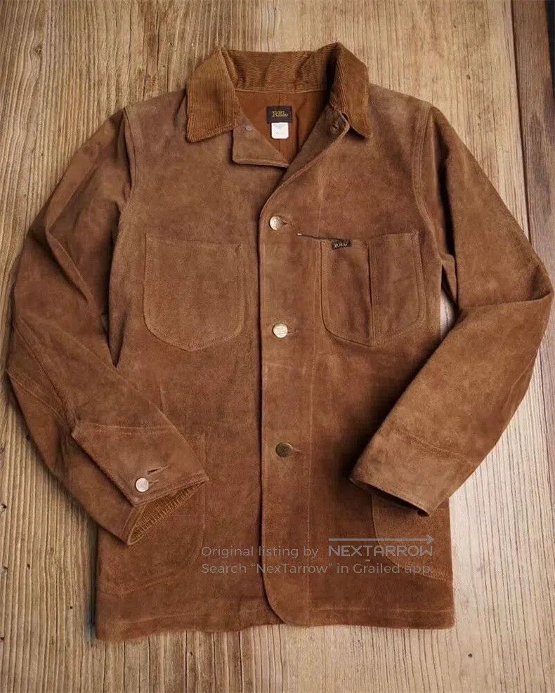 RRL Ralph Lauren RRL Ralph Lauren Hunting gear, suede jacket Size US XS / EU 42 / 0 - 3 Thumbnail