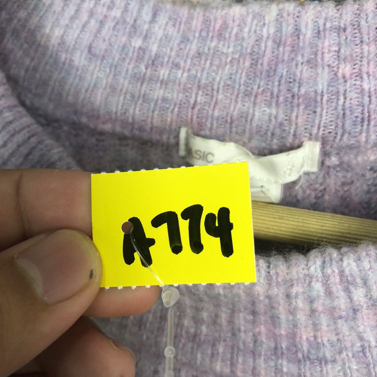 Homespun Knitwear × Japanese Brand Basic Pink Knitwear #A774 Size M / US 6-8 / IT 42-44 - 10 Thumbnail
