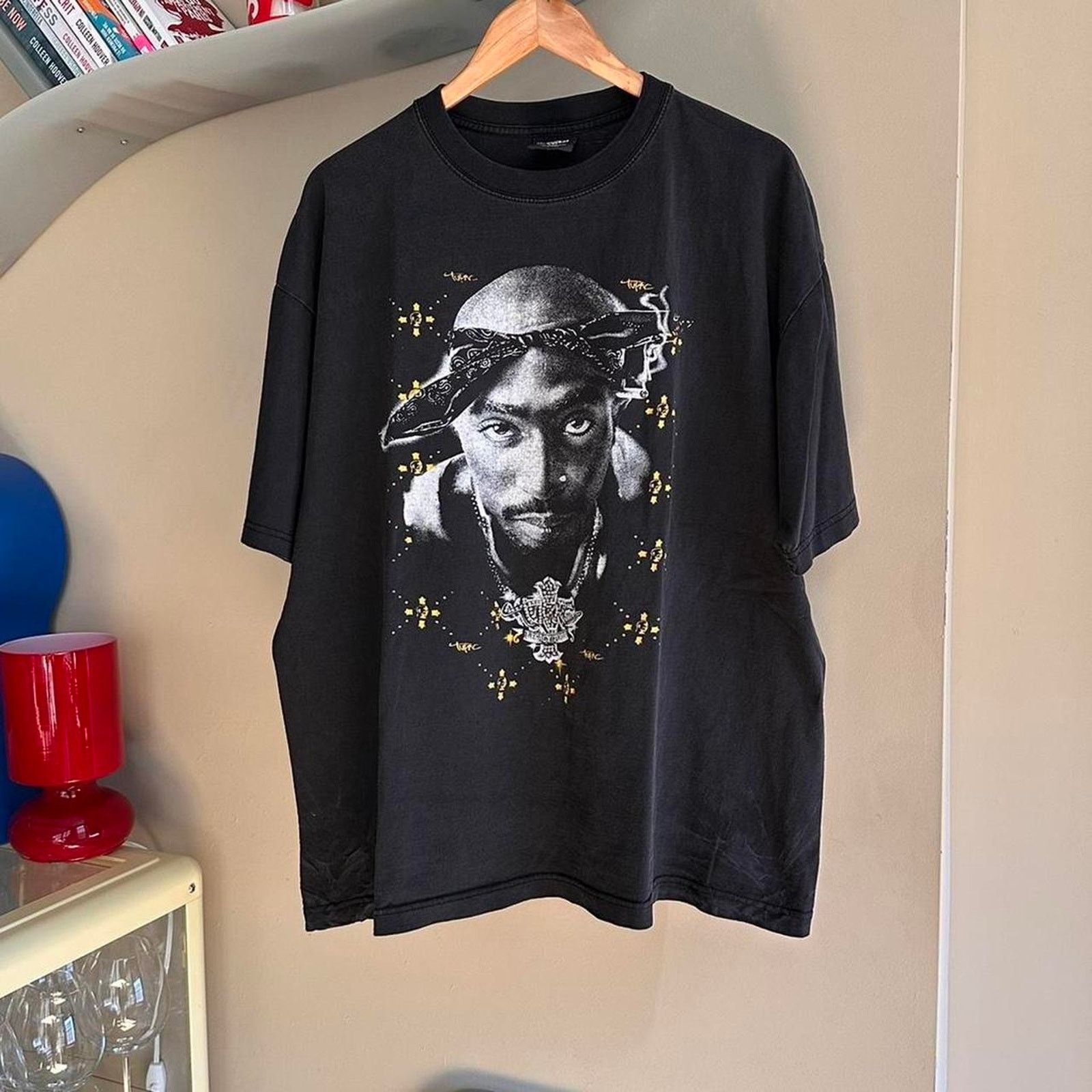 Band Tees × Rap Tees × Vintage Vintage Y2K Tupac Rap Shirt Size US XL / EU 56 / 4 - 1 Thumbnail