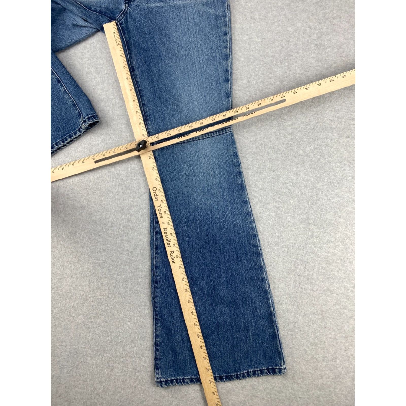 Ralph Lauren Ralph Lauren Jeans Womens 4 Knee Seam Flare Horseshoe Belt Loop Vintage Denim RL Jeans Size 27" / US 4 / IT 40 - 5 Thumbnail