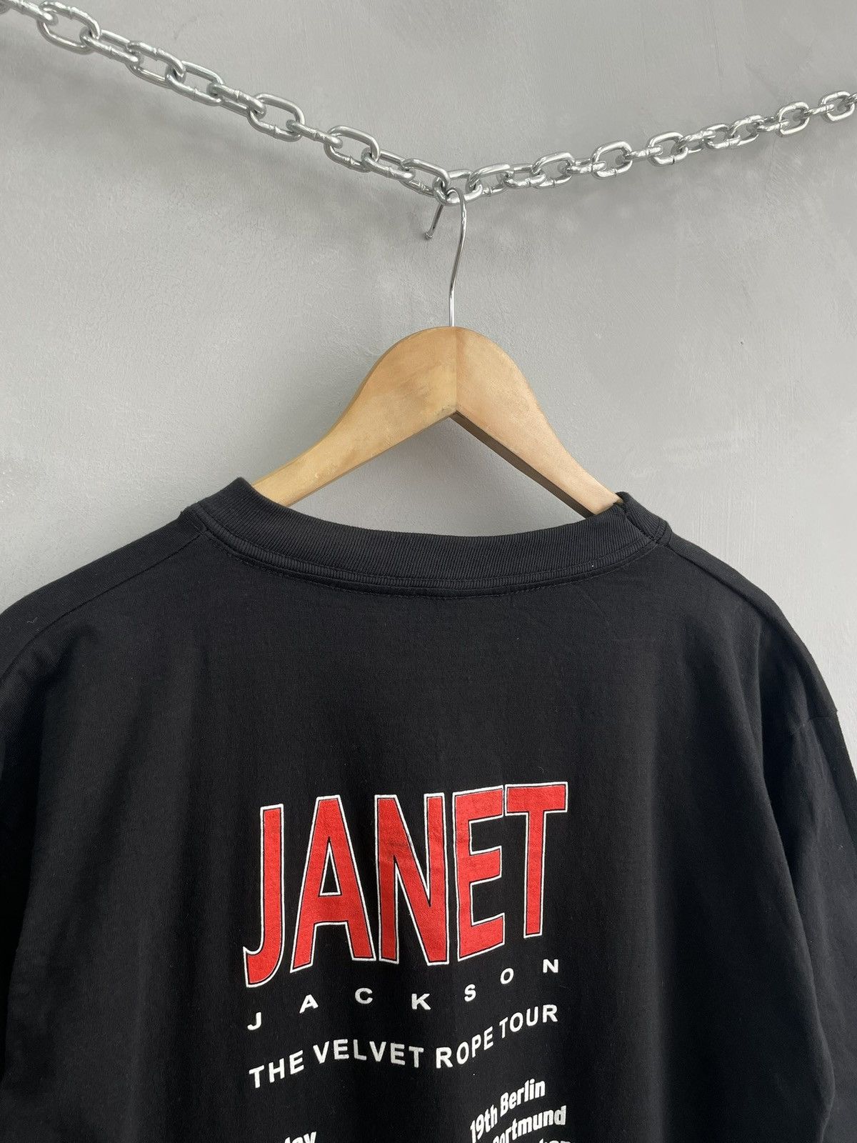 Band Tees Rare 90s velvet tour janet Jackson t shirt Size US XL / EU 56 / 4 - 11 Thumbnail