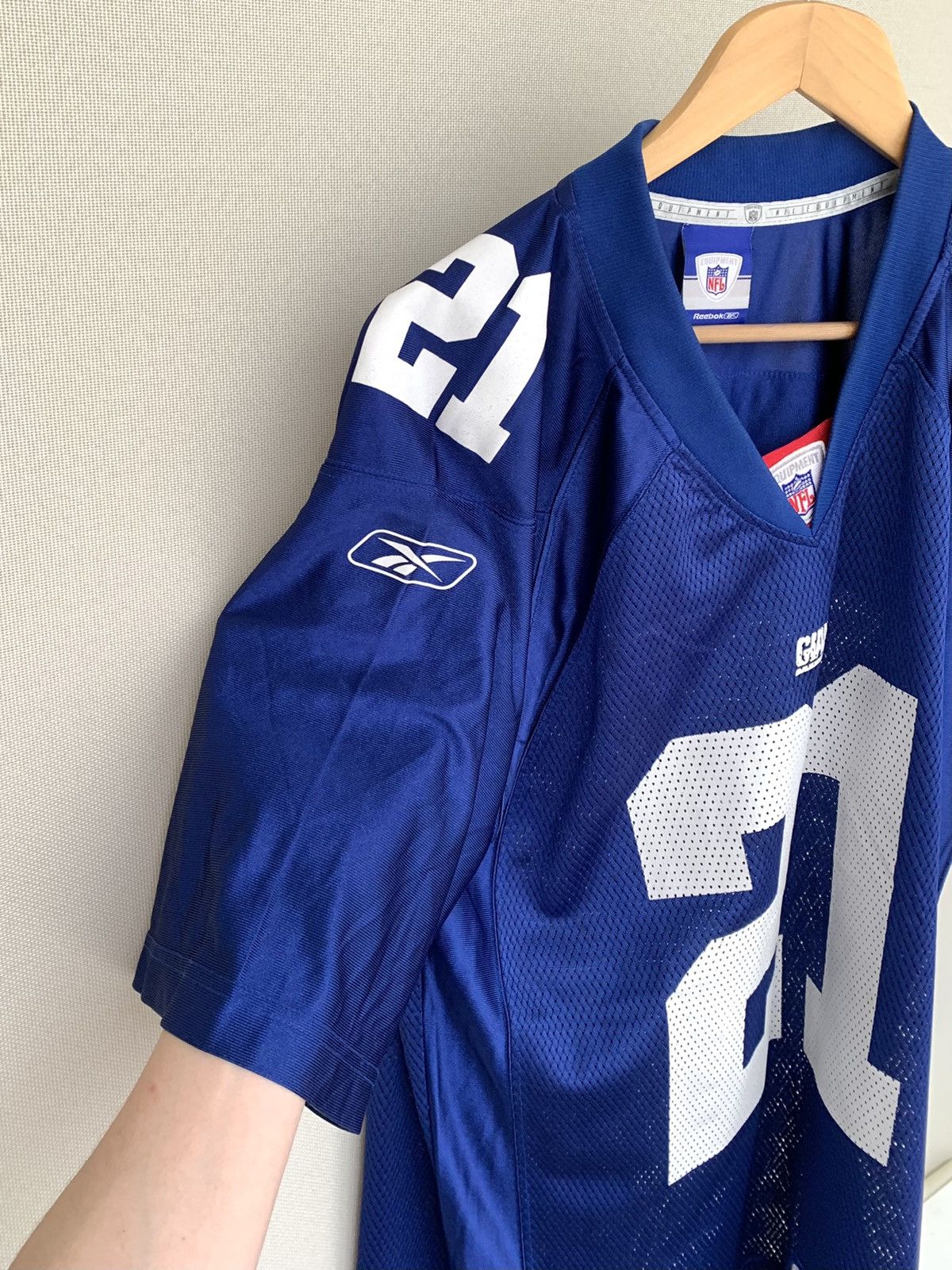 Reebok Reebok New York GIANTS Tiki Barber Vintage 2005 Jersey NFL Size US S / EU 44-46 / 1 - 7 Thumbnail