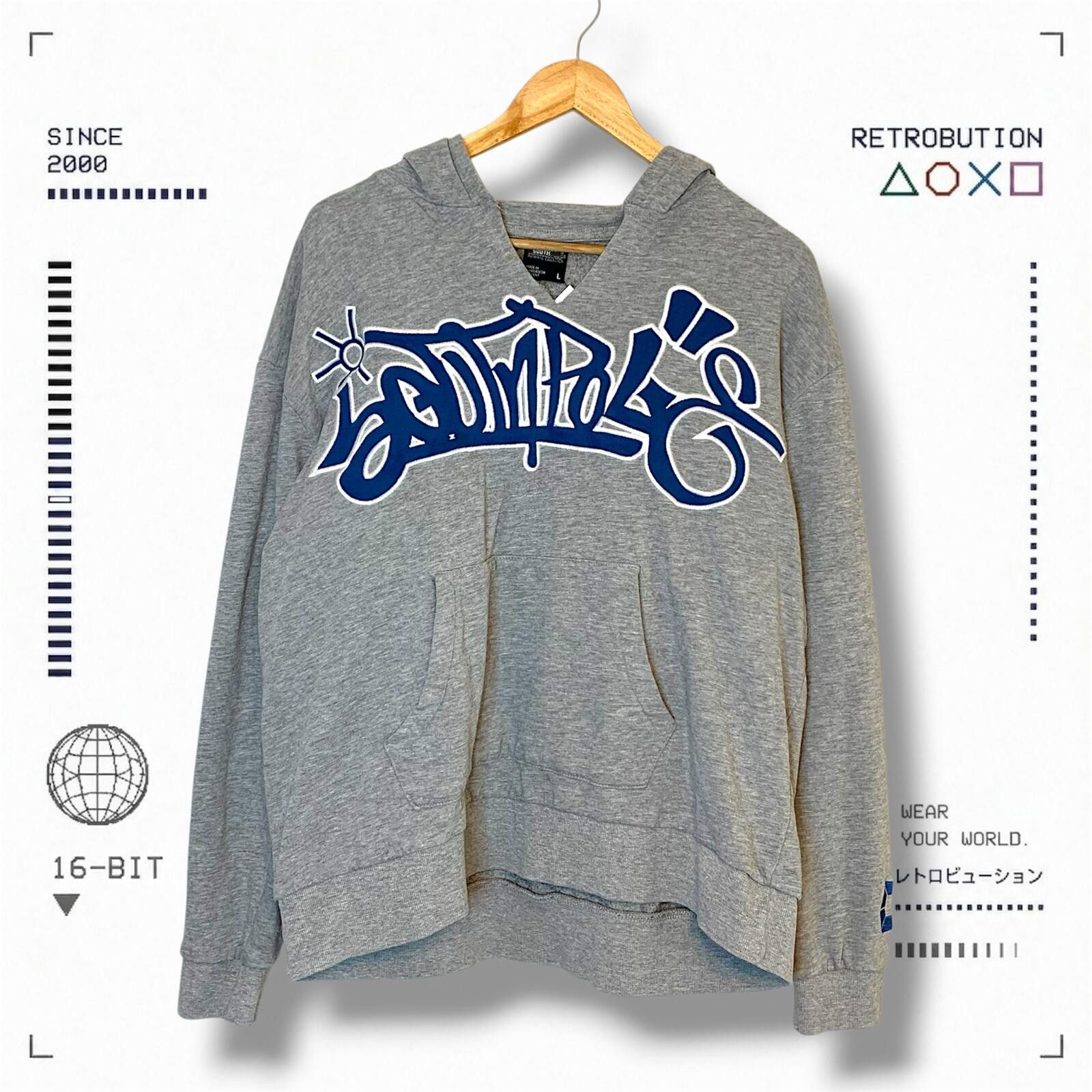 Southpole Vintage Y2K Southpole Hoodie Gray Size L Size US L / EU 52-54 / 3 - 1 Thumbnail