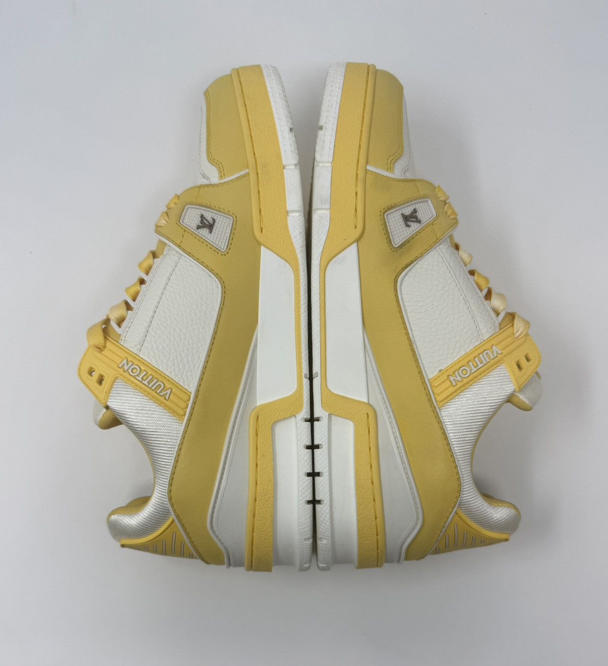 Louis Vuitton Louis Vuitton Trainer Sneaker Yellow/White New Season Size US 8 / EU 41 - 4 Thumbnail
