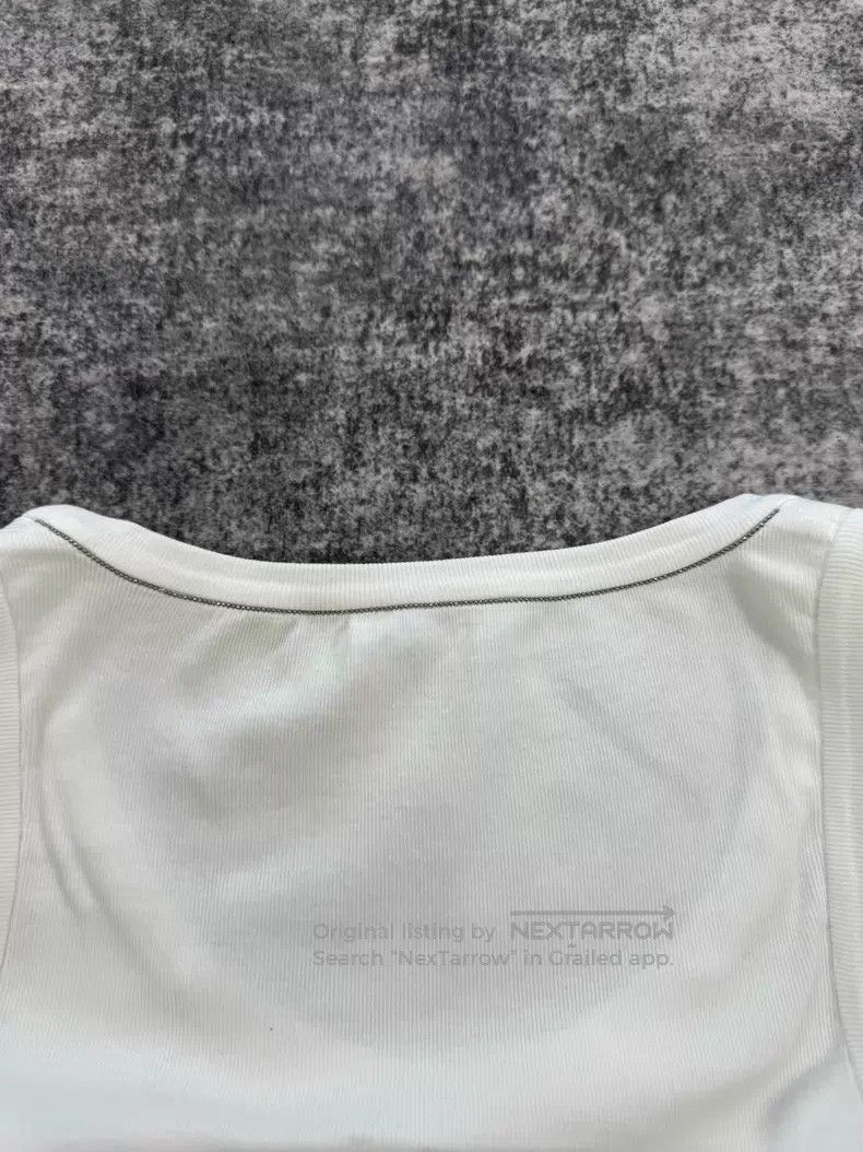 Brunello Cucinelli Brunello Cucinelli White Beaded Vest Size XS / US 0-2 / IT 36-38 - 6 Thumbnail