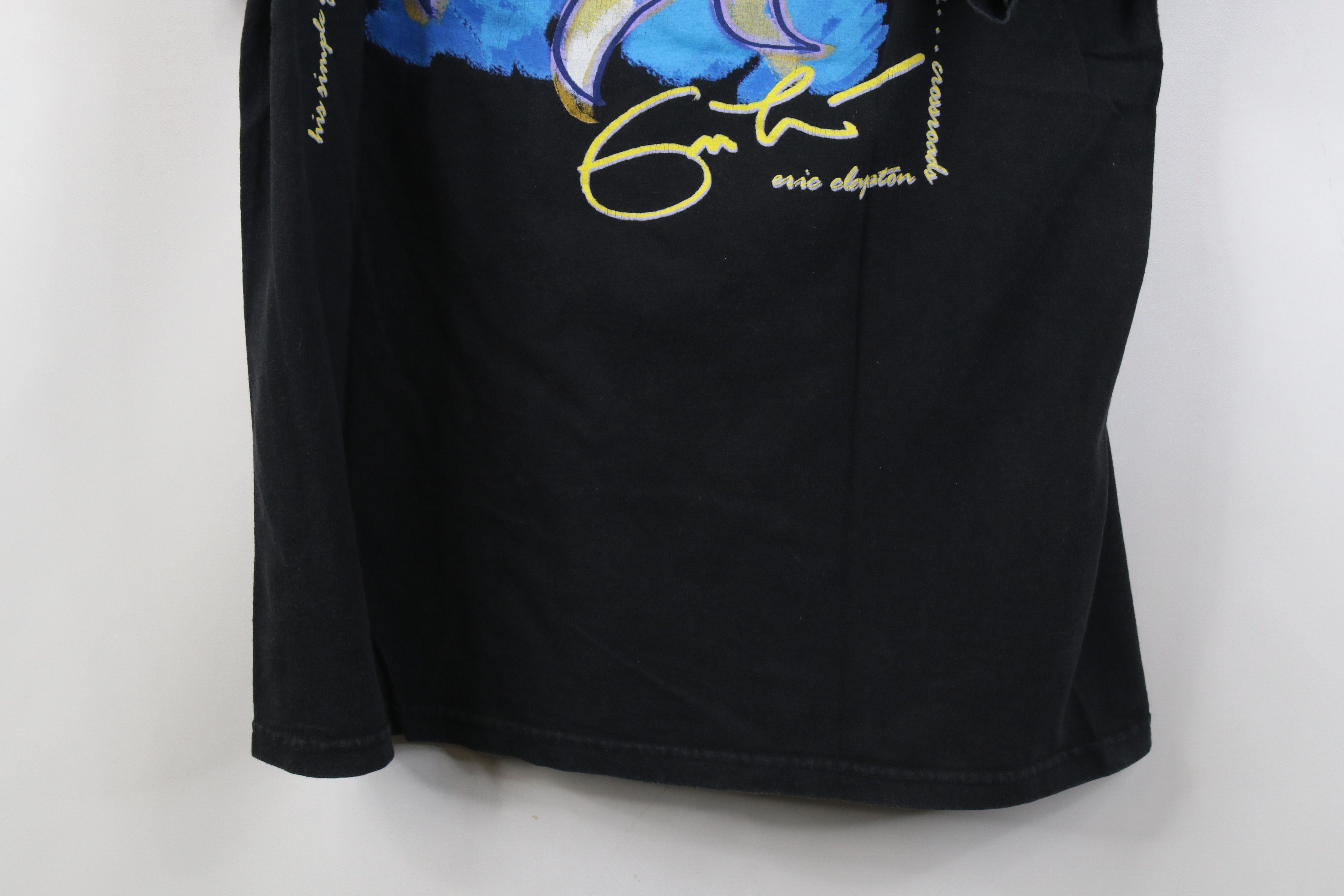 Hard Rock Cafe Vintage 90s Y2K Hard Rock Cafe Houston Eric Clapton T-Shirt Size US L / EU 52-54 / 3 - 14 Thumbnail