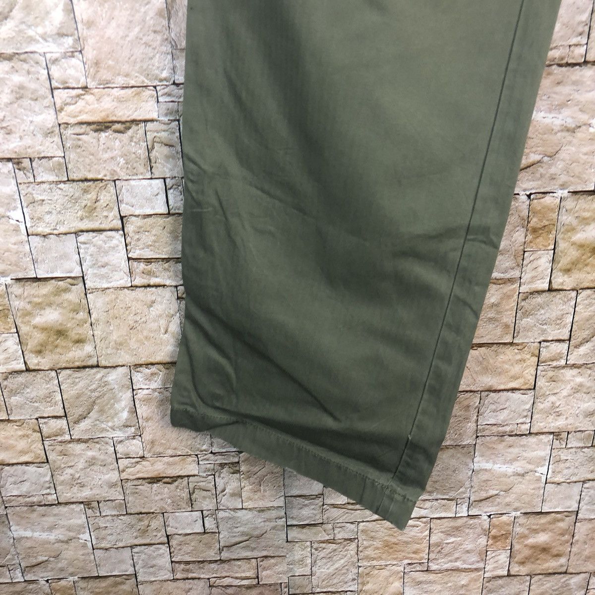 Japanese Brand Natural Beauty Basic Green Cargo Multipocket Pants #A49 Size US 28 / EU 44 - 8 Thumbnail