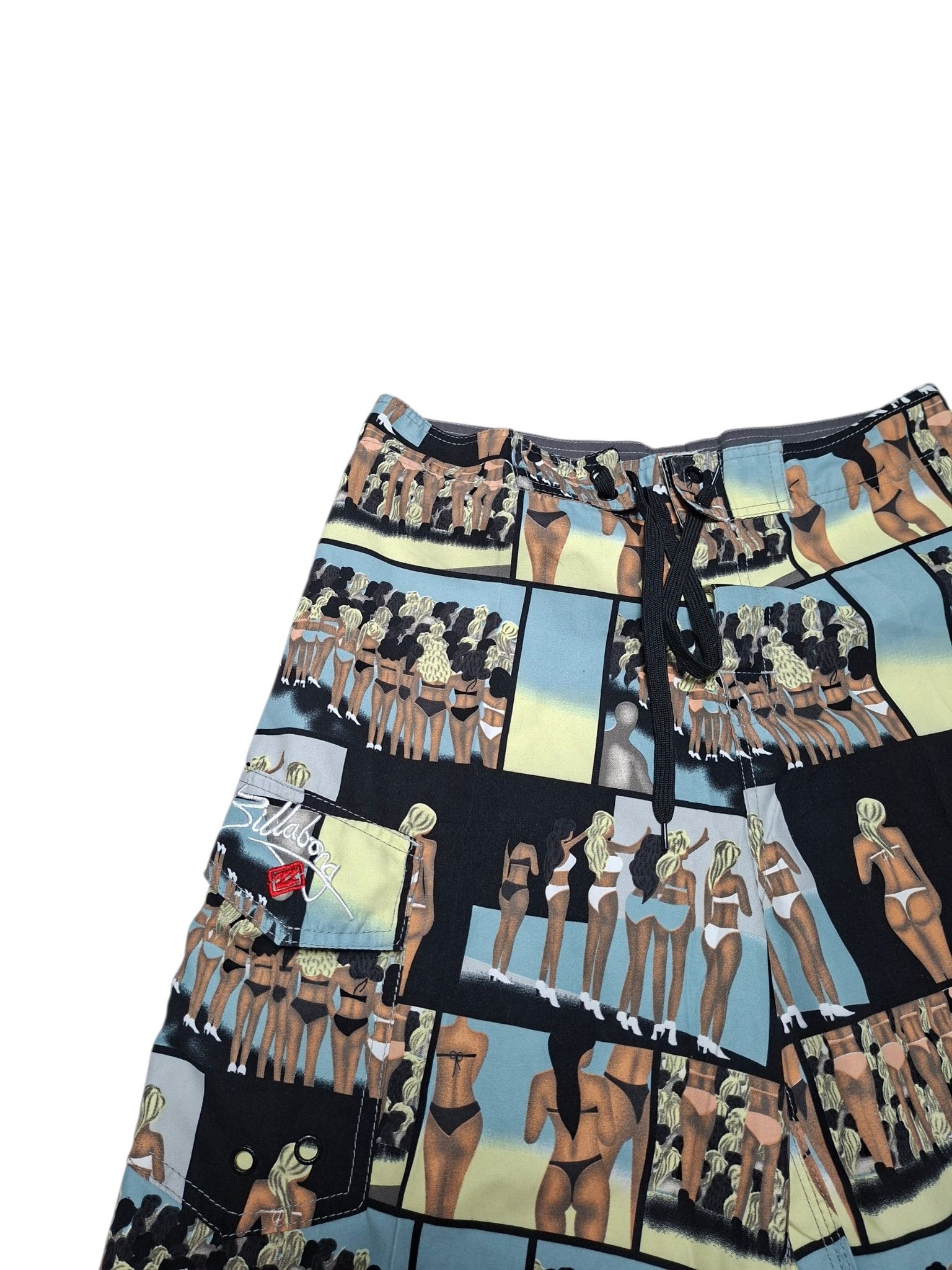 Billabong BILLABONG NUDE GIRLS VINTAGE SURF STYLE SHORTS Size US 30 / EU 46 - 2 Thumbnail