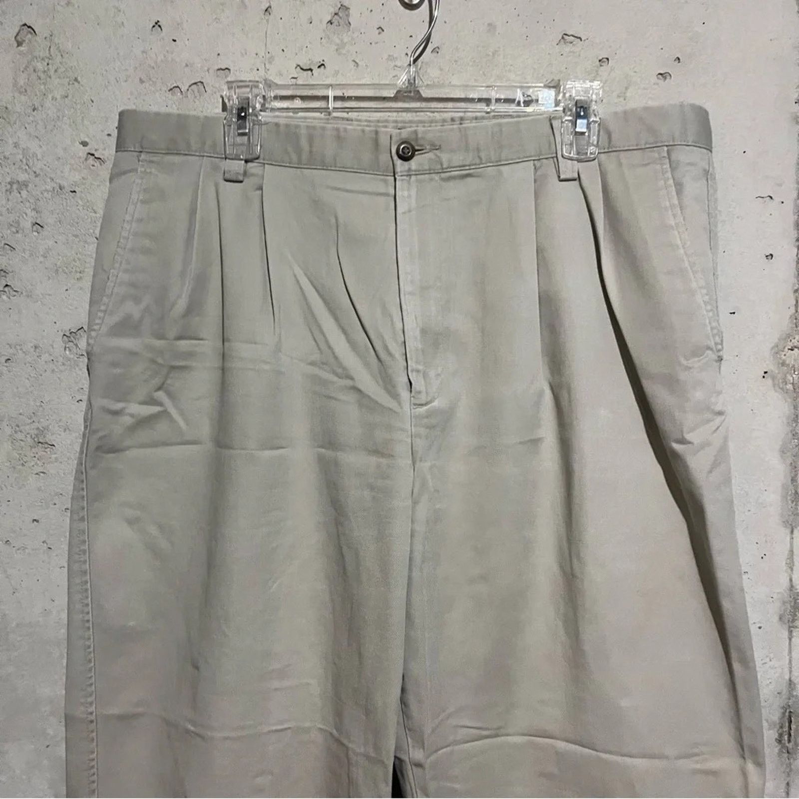 Dockers Dockers Recode Khaki Pleated Cotton Chinos 38x34 Office Size US 38 / EU 54 - 2 Thumbnail