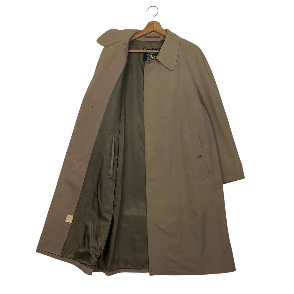 Burberry 🔥VINTAGE LONG JACKET BUTTON BURBERRYS Size US M / EU 48-50 / 2 - 13 Thumbnail
