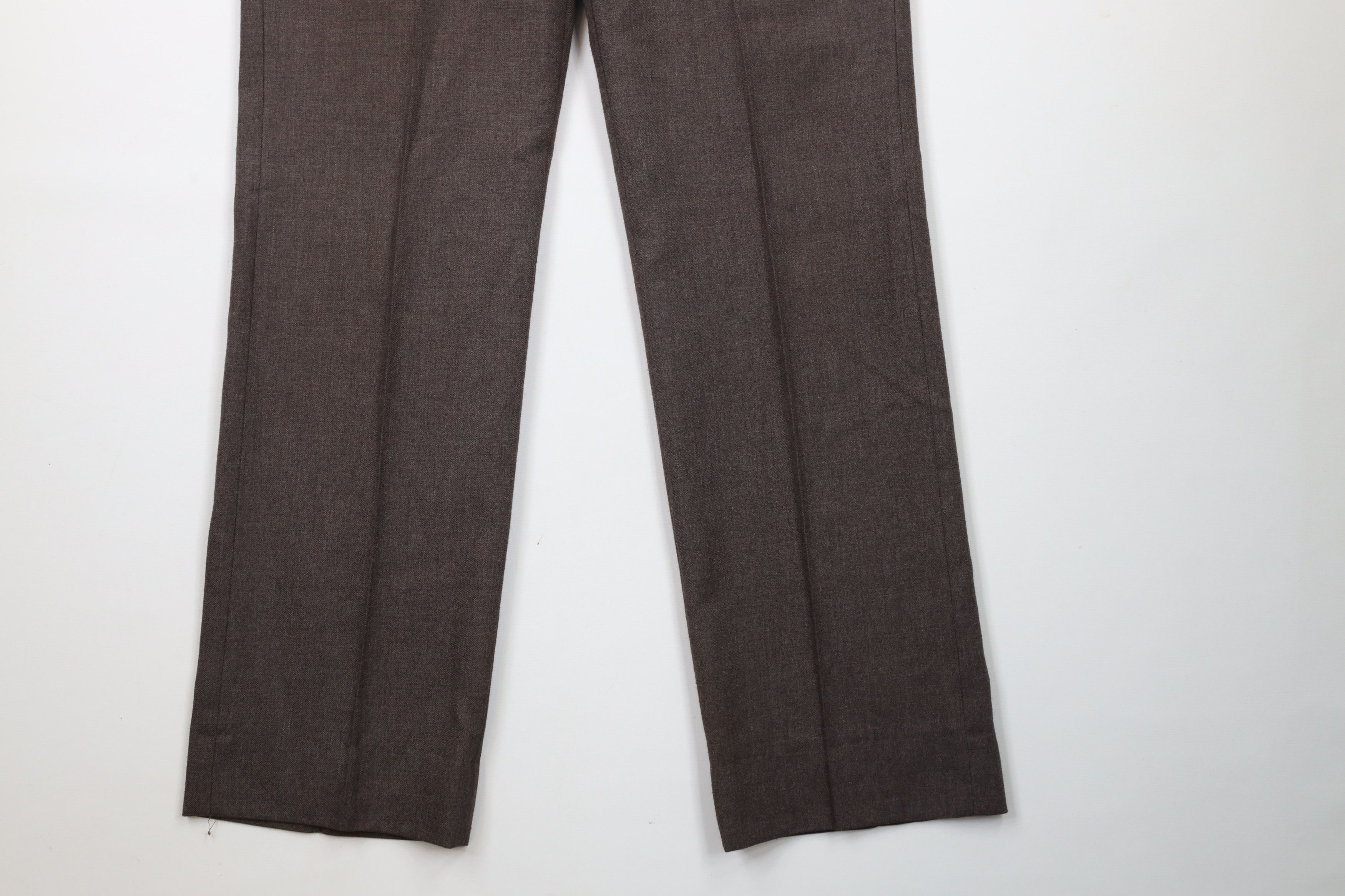 Vintage Vintage 70s Streetwear Flared Wide Leg Chino Pants Brown USA Size US 32 / EU 48 - 4 Thumbnail