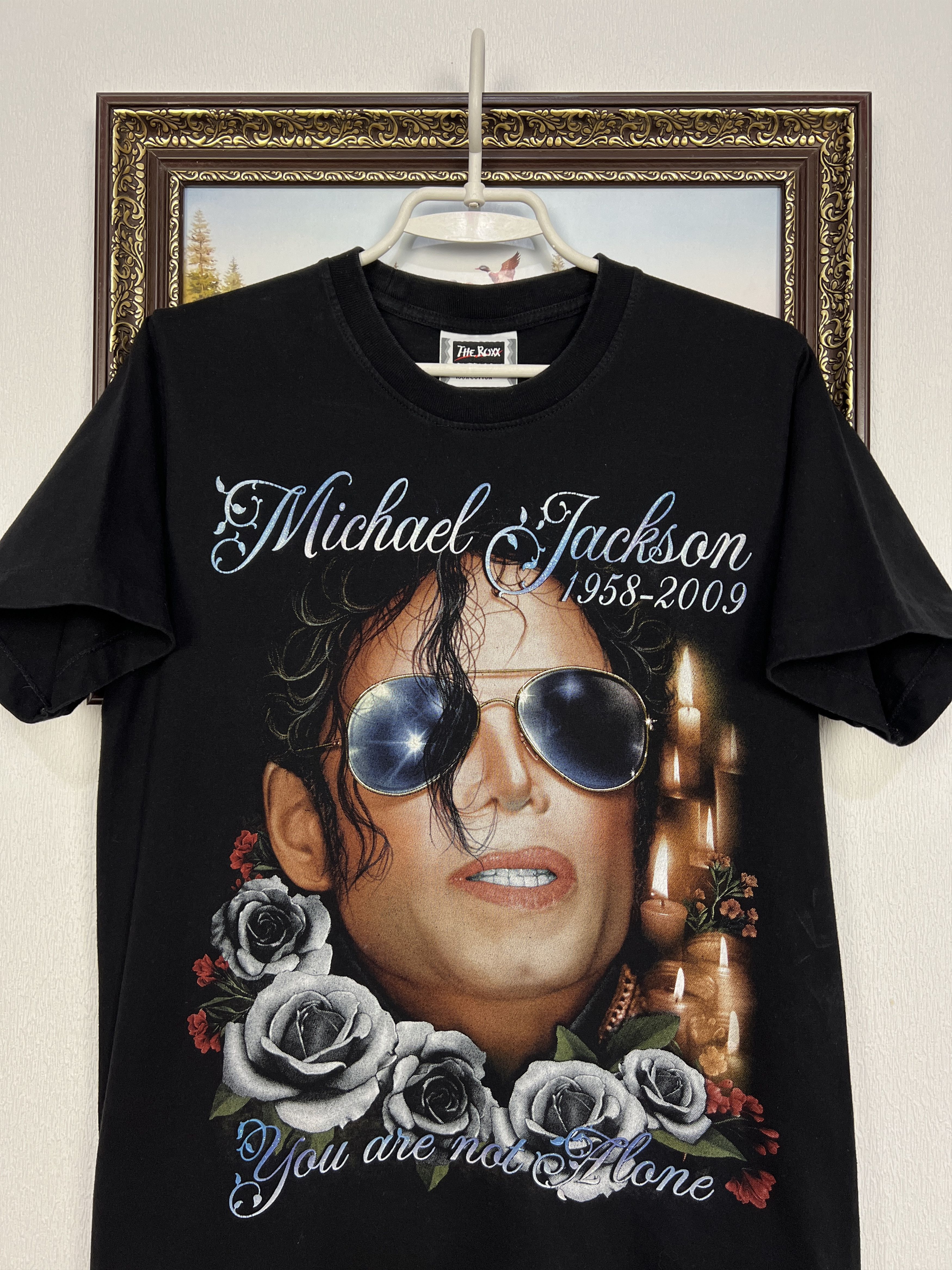 Vintage Vintage Michael Jackson Over Print Shirt You Are Not Alone Size US M / EU 48-50 / 2 - 2 Thumbnail