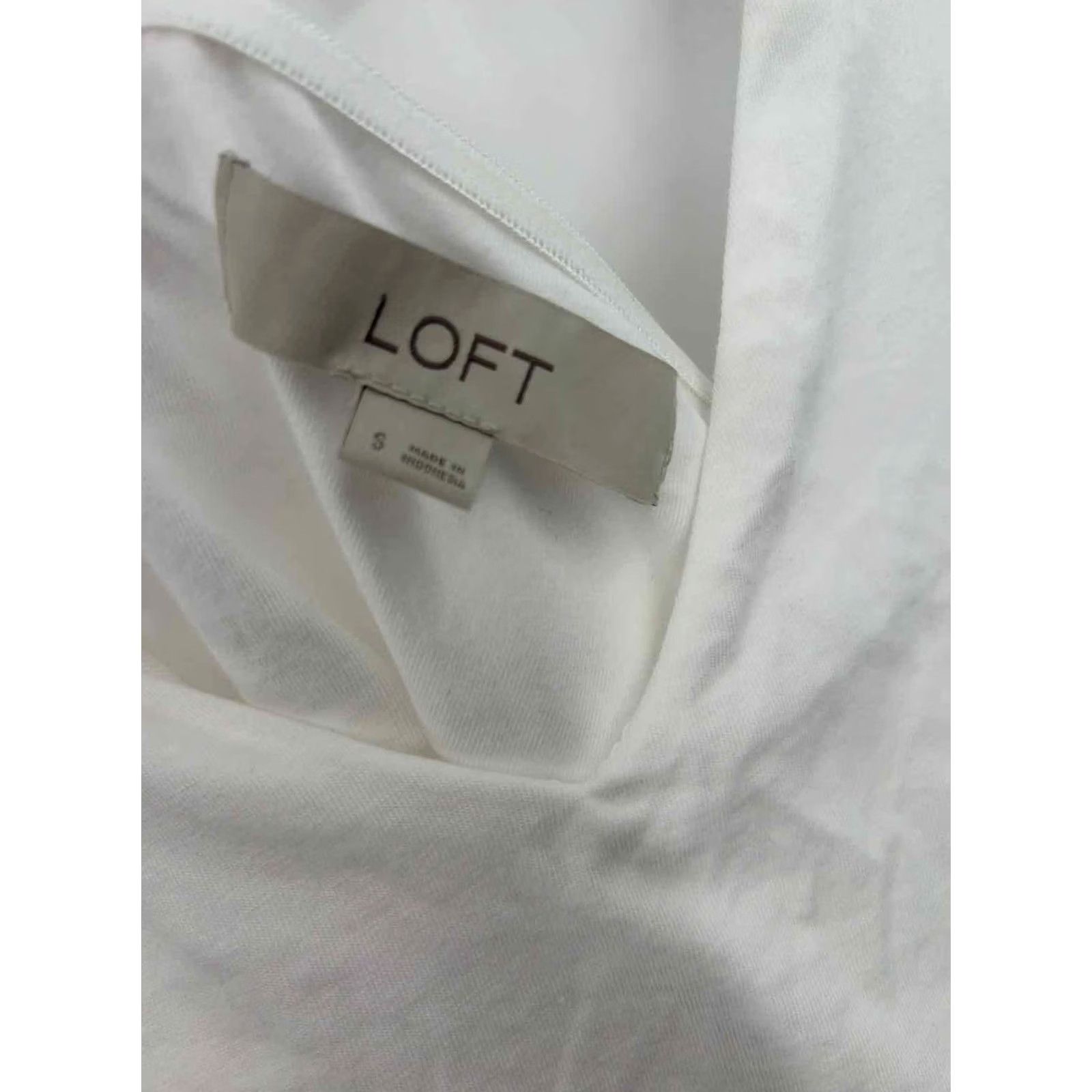Loft Pre-Owned Loft White Size Small Halter Tank Top Size S / US 4 / IT 40 - 3 Thumbnail