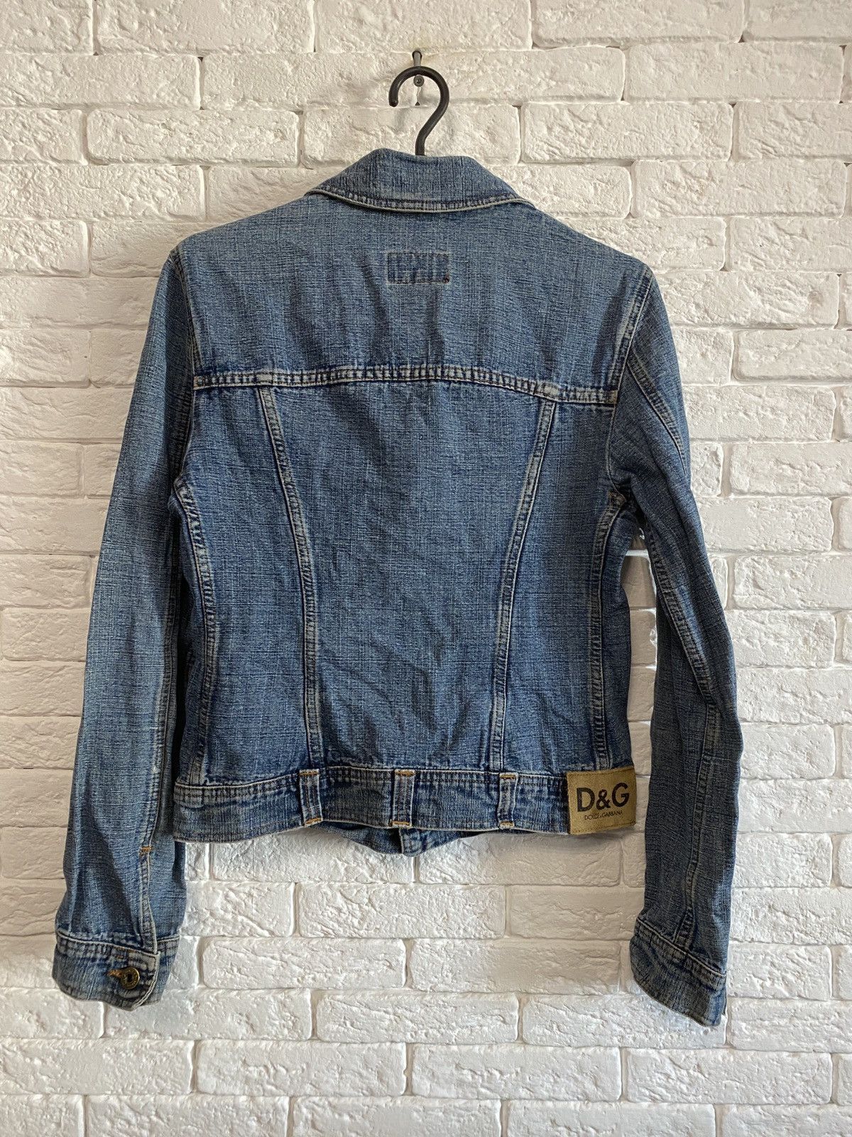 Dolce & Gabbana × Vintage Vintage Dolce Gabbana Women Denim Jacket Italy Size S / US 4 / IT 40 - 5 Thumbnail