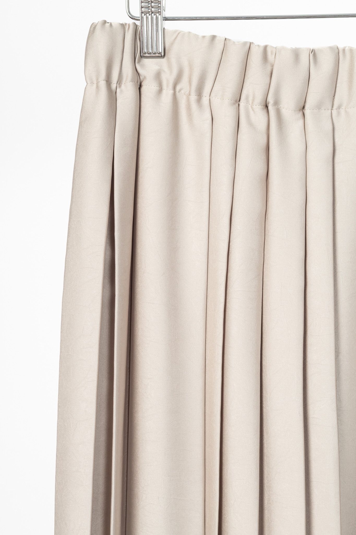 Tibi Tibi Light Tan Feather Weight Pleated Pull On Skirt Size 28" / US 6 / IT 42 - 4 Thumbnail